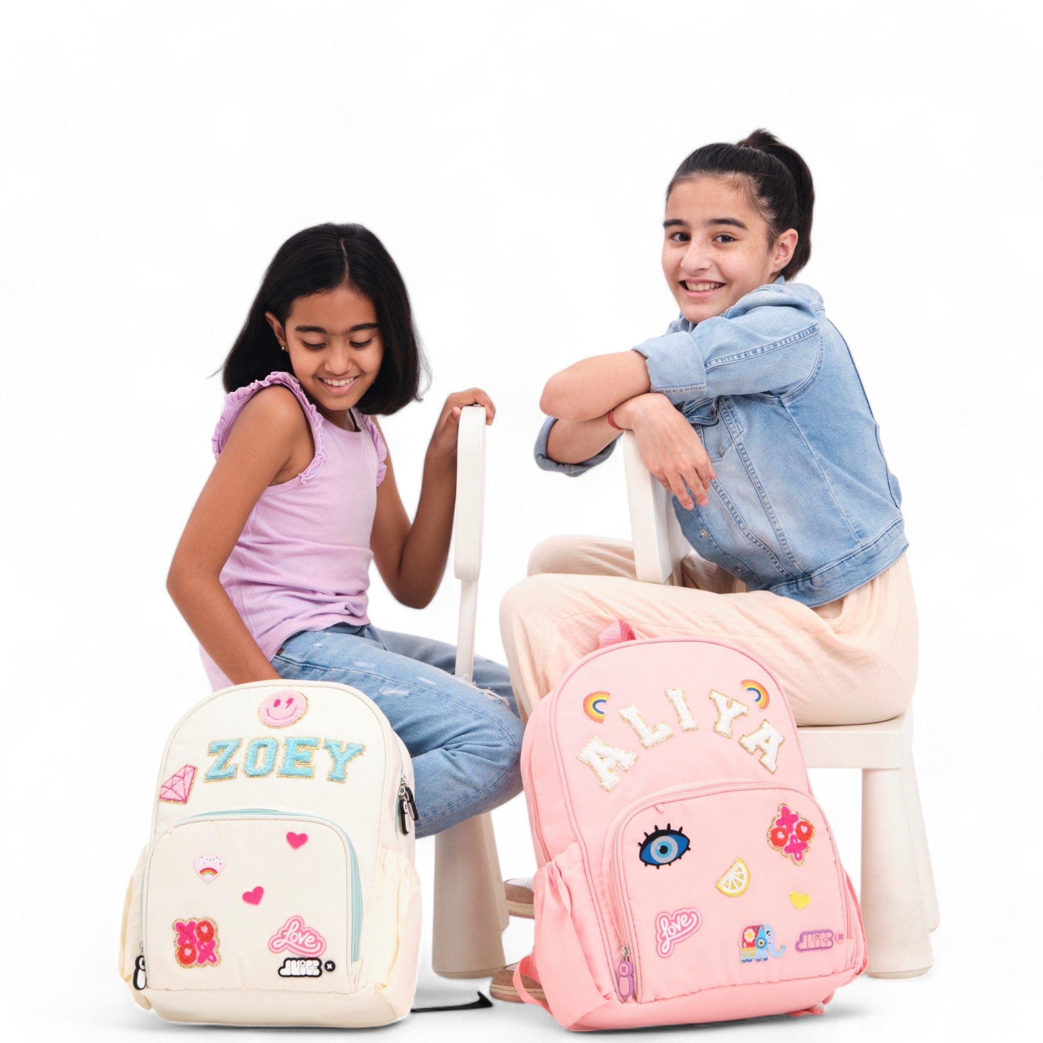 Moji Medium Backpack for Women & Teens - Lightweight Pink School Backpack, Laptop Backpack for College, Work, Travel & Everyday Use