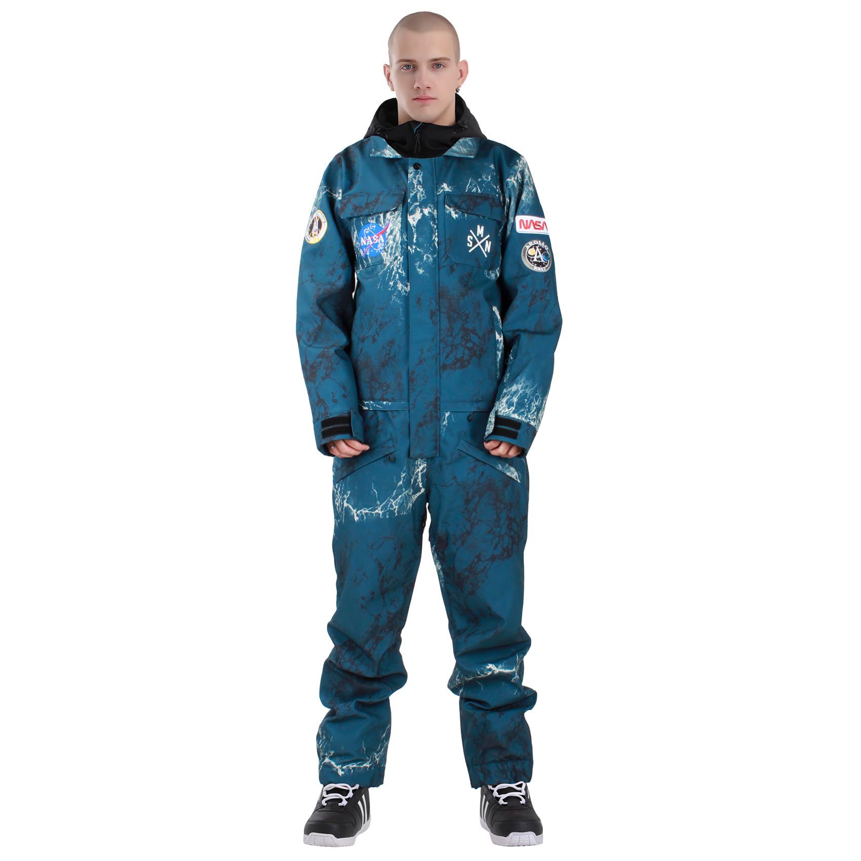 GSOU SNOW Waterproof Windproof Insulated Ski Suit for Women & Men - One Piece Snowsuit for Skiing, Snowboarding & Winter Sports | Perfect for Ski Resorts, Snow Hiking & Cold Weather Adventures