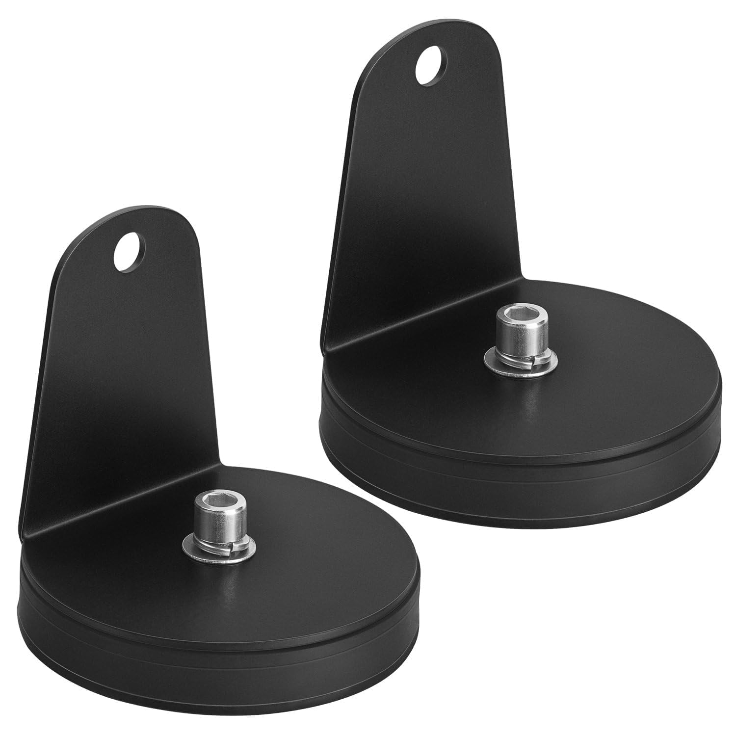 2pcs Magnetic Base Mounting Brackets - Powerful Suction Holder for LED Light Bars, Pods & Off-Road Driving Lights - Perfect for 4x4 Trucks, ATVs & Off-Road Vehicle Lighting Installation