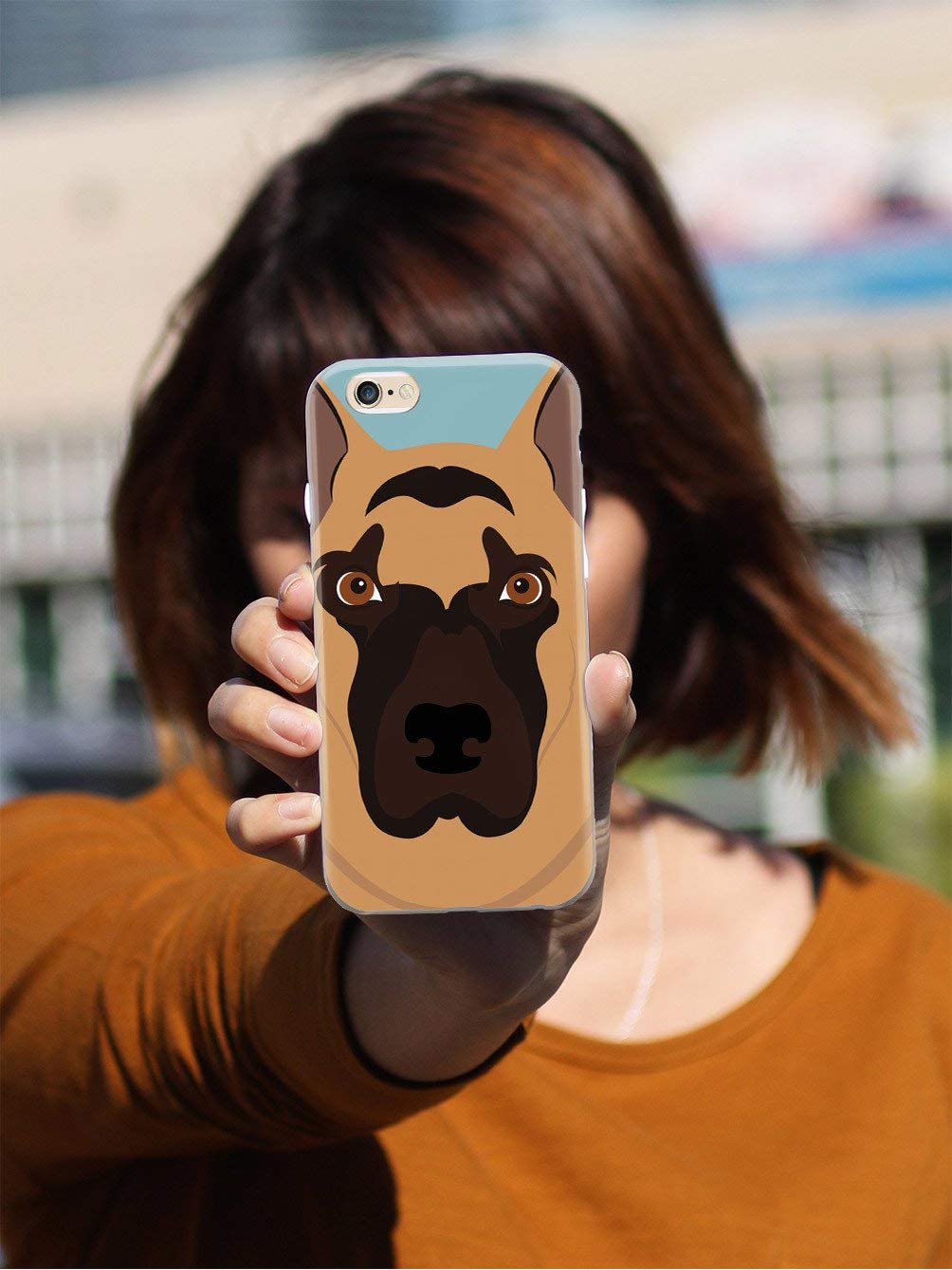 German Shepherd Face iPhone 11 Pro Case - 3D Textured Protective Cover for Apple iPhone 11 Pro - Shockproof & Scratch Resistant - Perfect for Dog Lovers & Pet Owners
