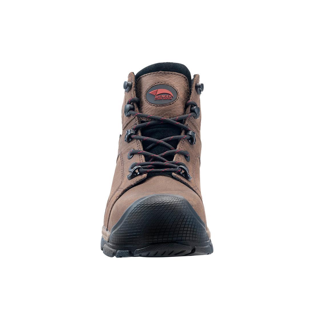 Ripsaw Puncture Resistant Alloy Toe Work Boots for Men - Durable Brown Safety Shoes for Construction, Warehouse & Outdoor Work
