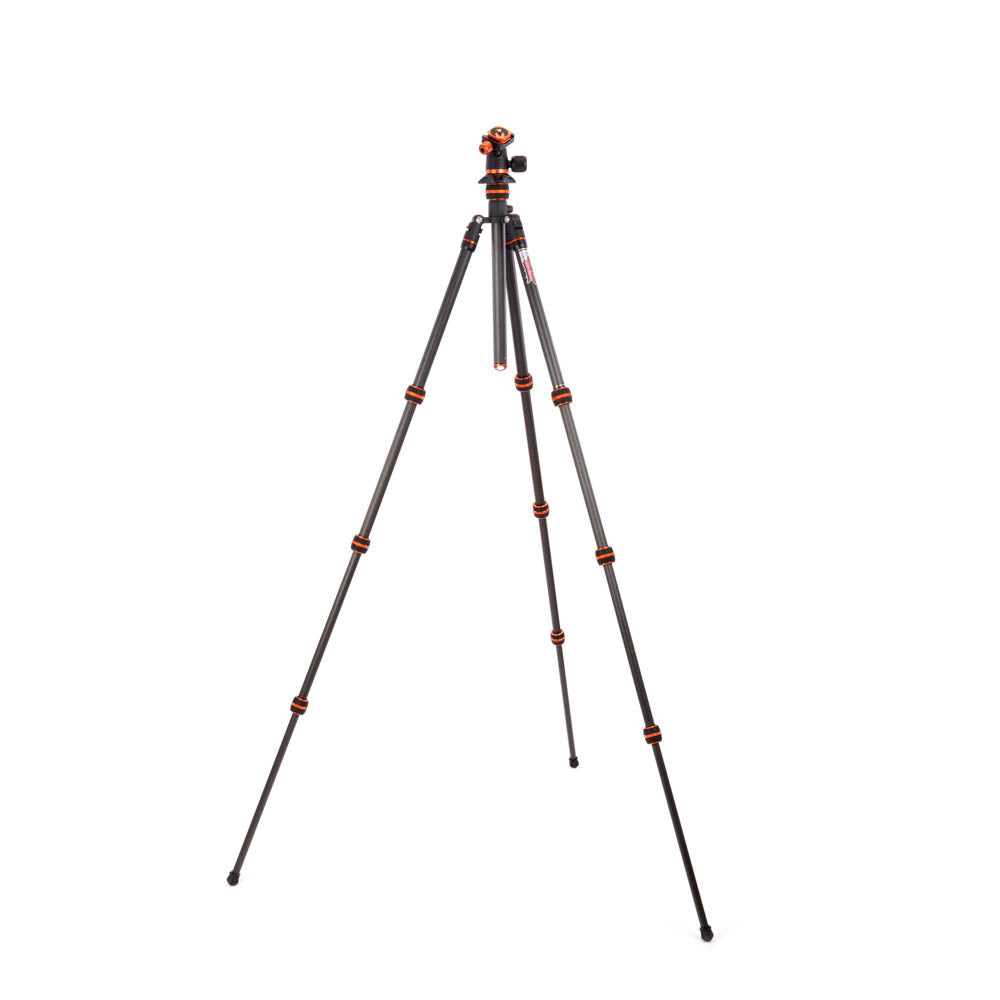 3 Legged Thing Punks Billy 2.0 Carbon Fiber Tripod with AirHed Neo 2.0 Ball Head - Professional Camera Tripod for DSLR, Mirrorless, Video - Perfect for Travel, Landscape & Studio Photography (Black)