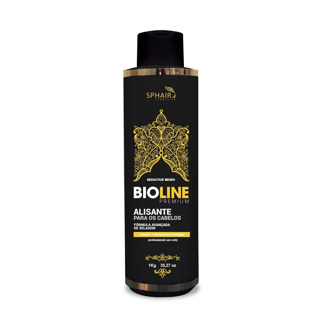 Bioline Premium Progressive Hair Brush 1L - Professional Styling Brush for Smoothing & Detangling - Perfect for Salons & Home Use