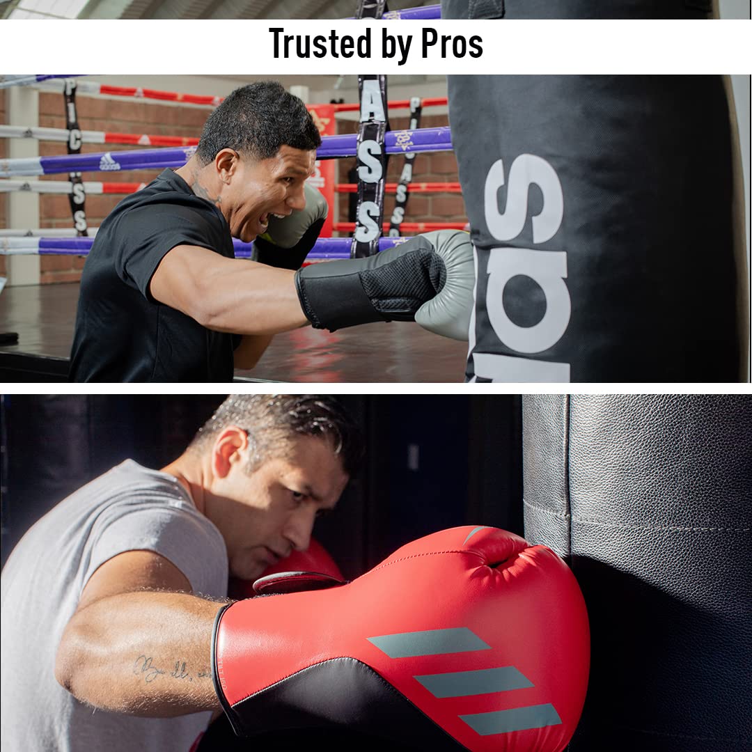 Adidas Speed TILT 150 Boxing Gloves for Men & Women - Professional Training Gloves for Heavy Bag, Kickboxing, MMA & Fitness - Perfect for Sparring, Martial Arts & Boxing Workouts - Ideal for Gym, Home Training & Boxing Classes - Great for Boxing Competitions, Cardio Training & Self-Defense Practice - Best for Boxing Enthusiasts, Fighters & Fitness Lovers