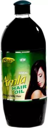 SmieTrz Amla Hair Oil 1000ml - Natural Hair Growth Treatment for Dry, Damaged Hair - Promotes Thickness & Shine - Perfect for Daily Hair Care & Scalp Massage