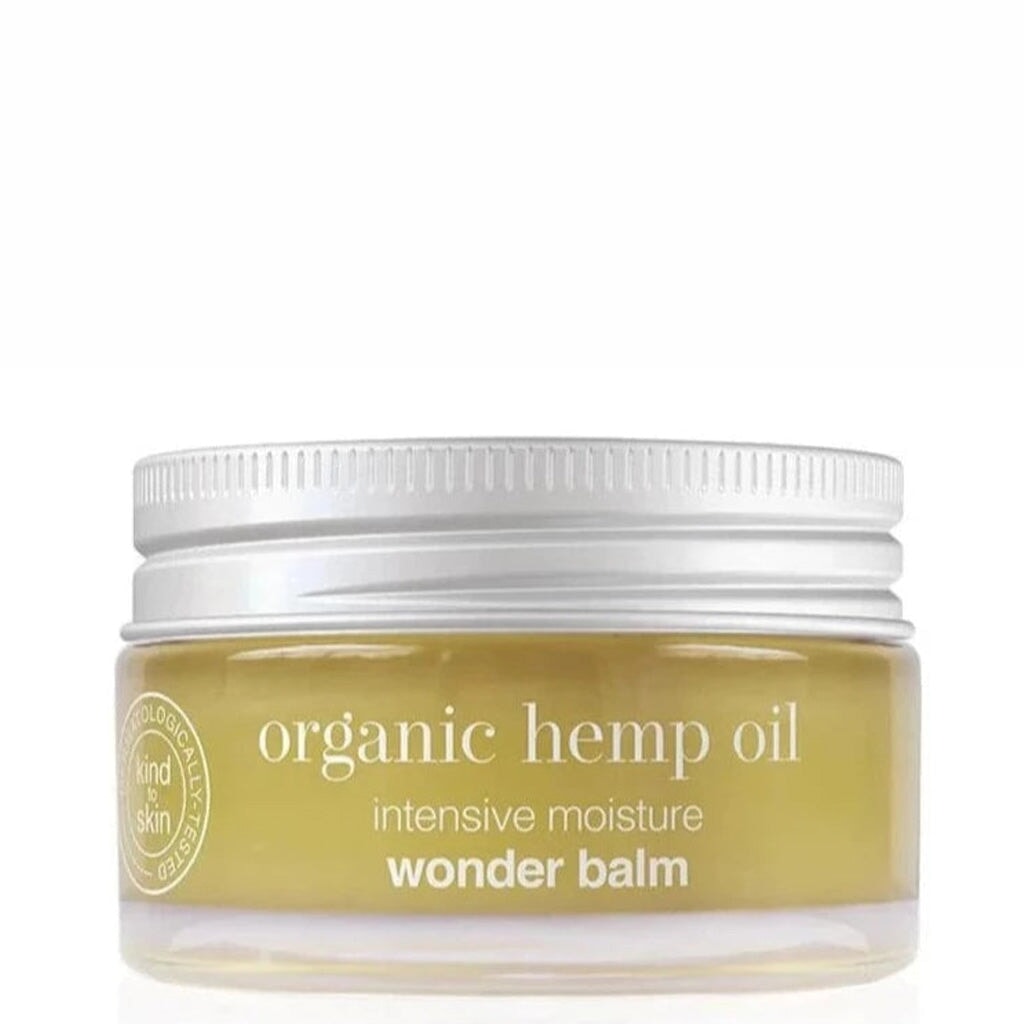 Dr Organic Wonder Balm - Organic Hemp Oil for Dry Skin & Lips - Natural Moisturizer for Face, Hands & Cuticles - Perfect for Winter Care & Daily Hydration