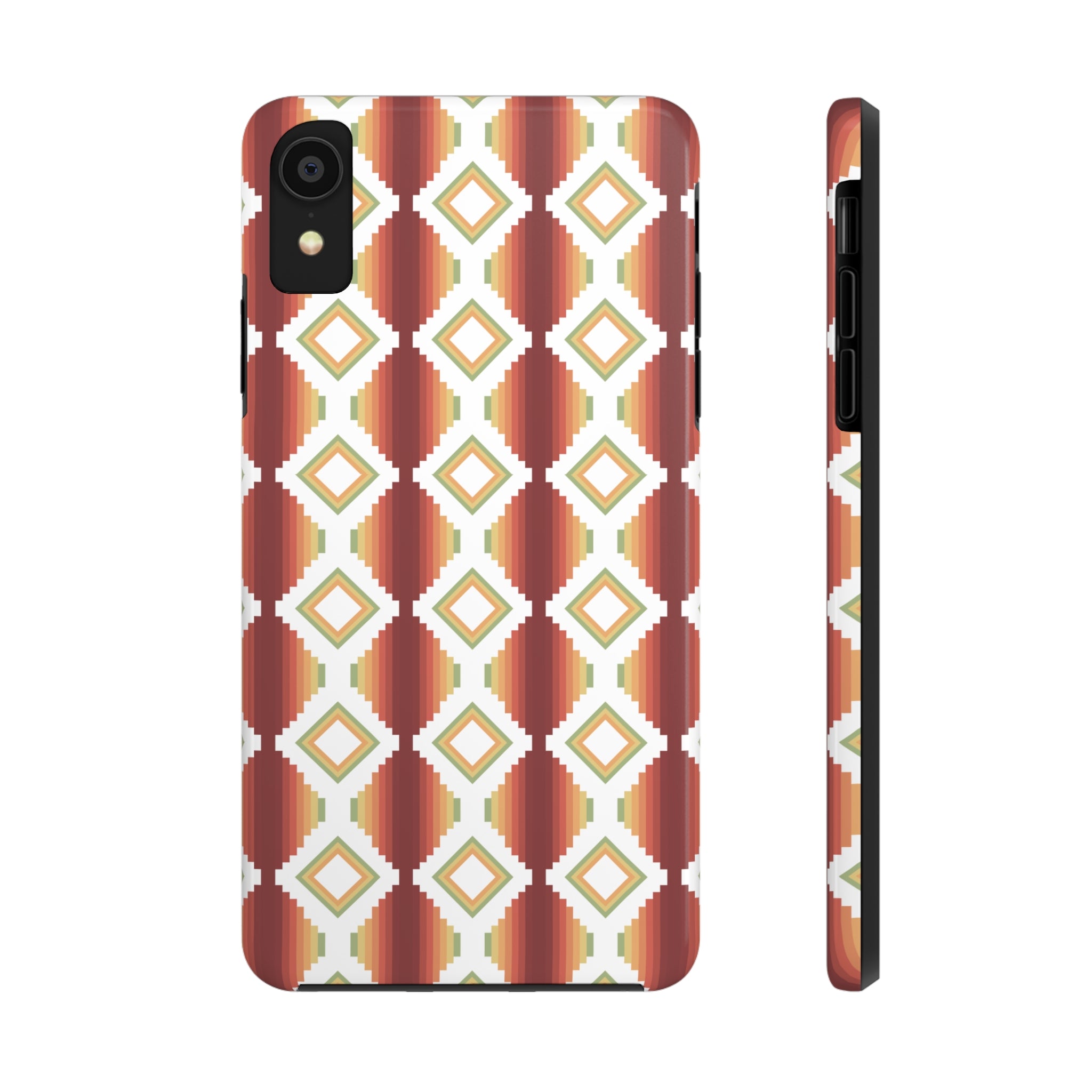 Durable Southwestern Rio Boho Hard Phone Case for iPhone & Samsung - Stylish Protection for Travel & Outdoor Adventures