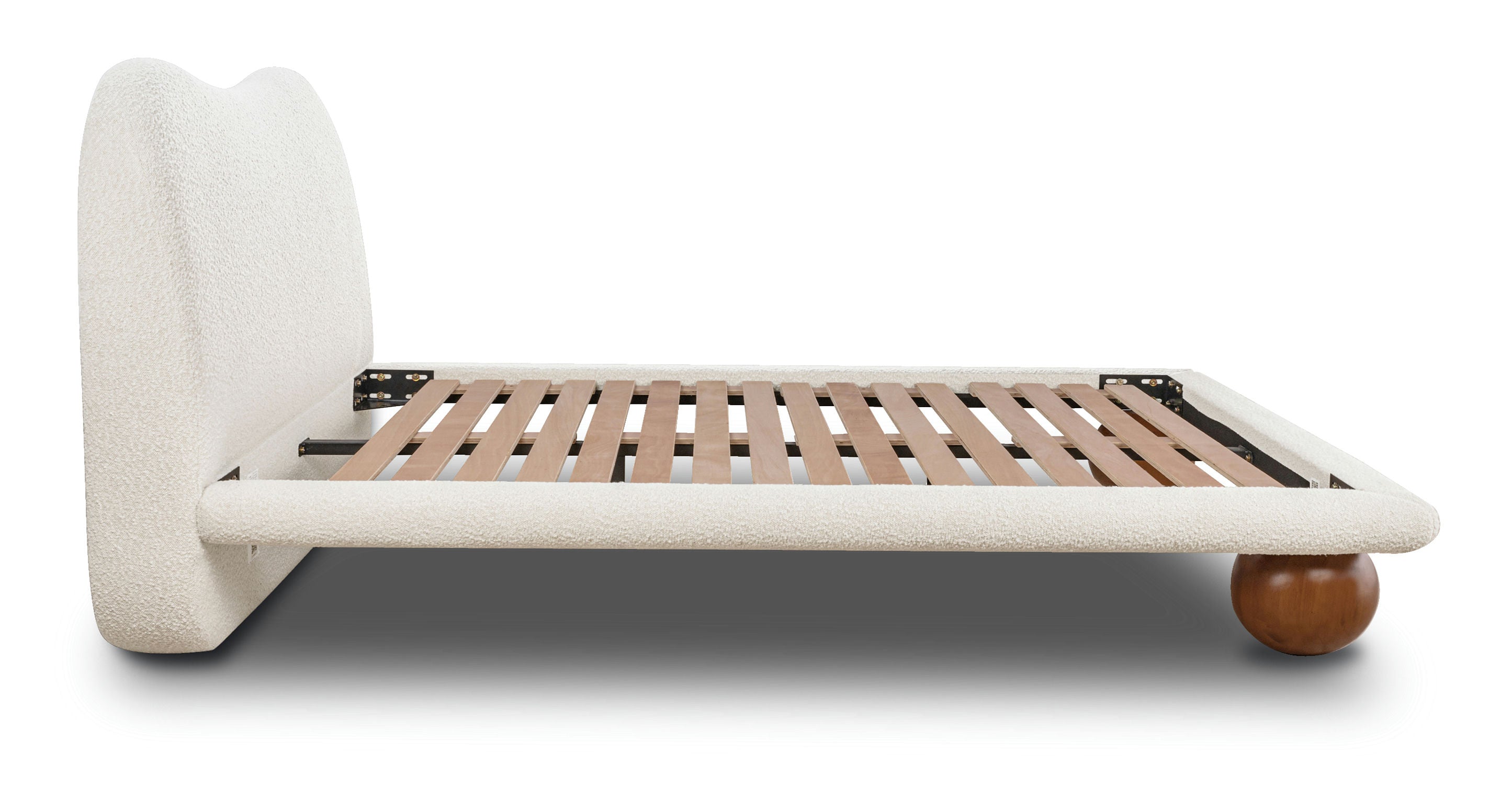 Orbit Queen Size Bed Frame - Sturdy Metal Platform Bed with Noise-Free Support, Easy Assembly - Perfect for Master Bedrooms, Guest Rooms & Small Spaces