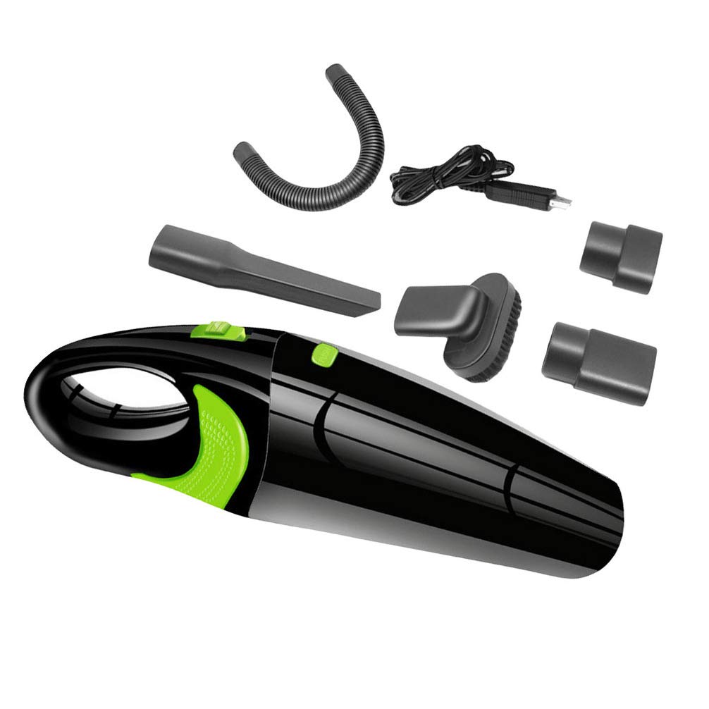 Wakauto Cordless Handheld Vacuum Cleaner - Mini USB Rechargeable Wet/Dry Vacuum for Keyboard, Car, Computer, Home & Office - Portable Dust & Dirt Collector (Black) | Perfect for Quick Cleaning of Small Spaces, Pet Hair, and Crumbs