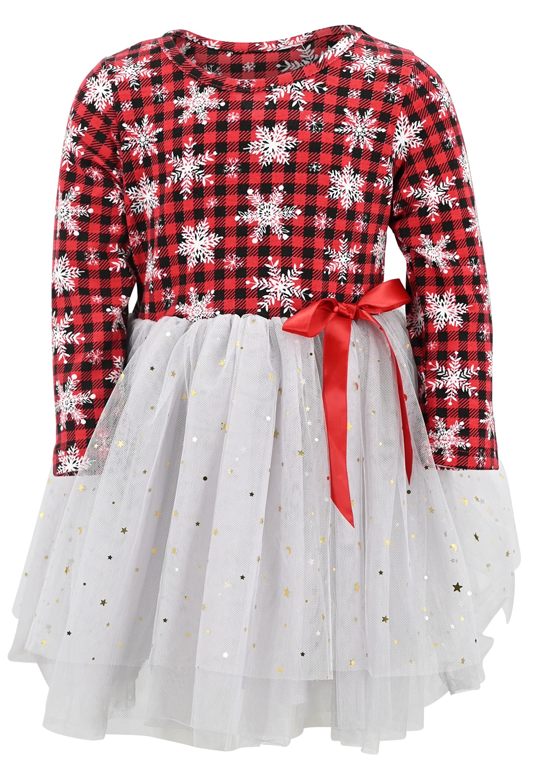Girls Long Sleeve Tulle Tutu Dresses for Kids & Toddlers - Elegant Party, Birthday & Holiday Outfits for Special Occasions