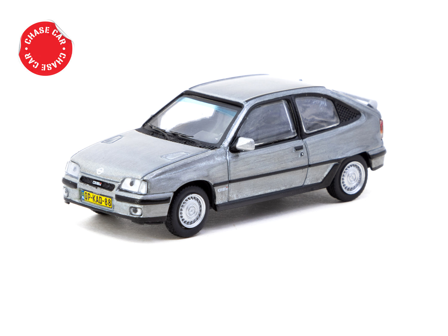 Tarmac Works 1/64 Scale Opel Kadett GSi Diecast Model Car - Silver Finish | Collectible Miniature Vehicle for Display & Racing Scenes | Perfect for Car Enthusiasts & Model Collectors