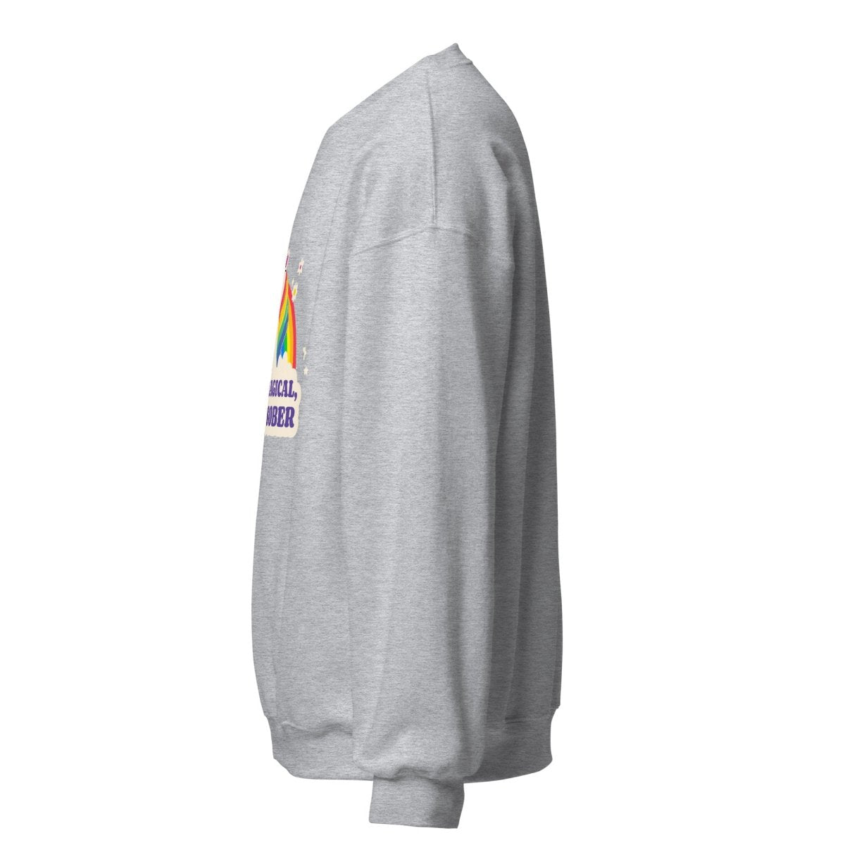 Stay Magical, Stay Sober Unisex Sweatshirt - Motivational Sobriety Hoodie for Men & Women - Perfect for AA Meetings, Recovery Support & Sober Living