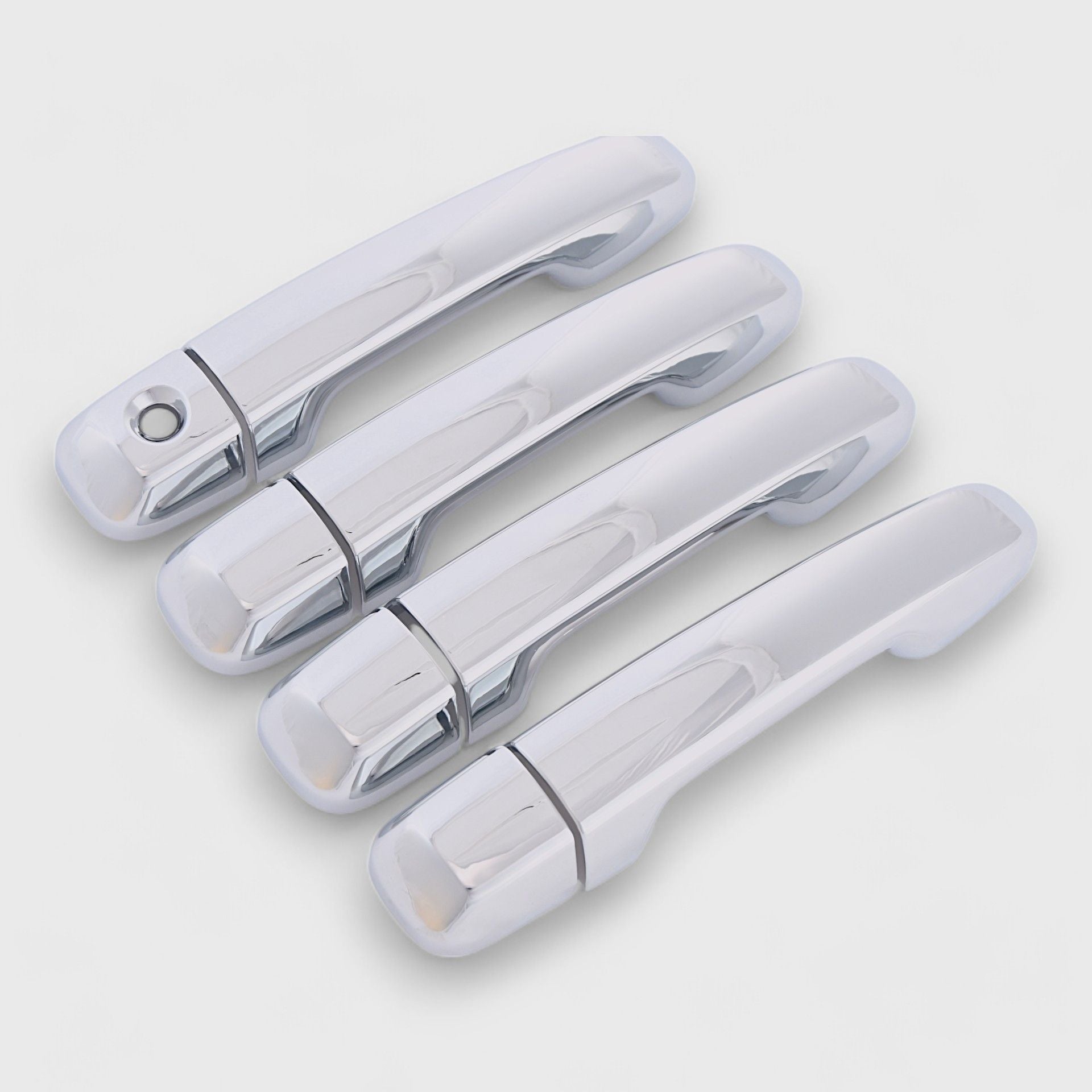 Keyless Entry Chrome Door Handle Cover with Smart Sensors - DH312 | Secure & Stylish Upgrade for Home, Office, and Commercial Buildings