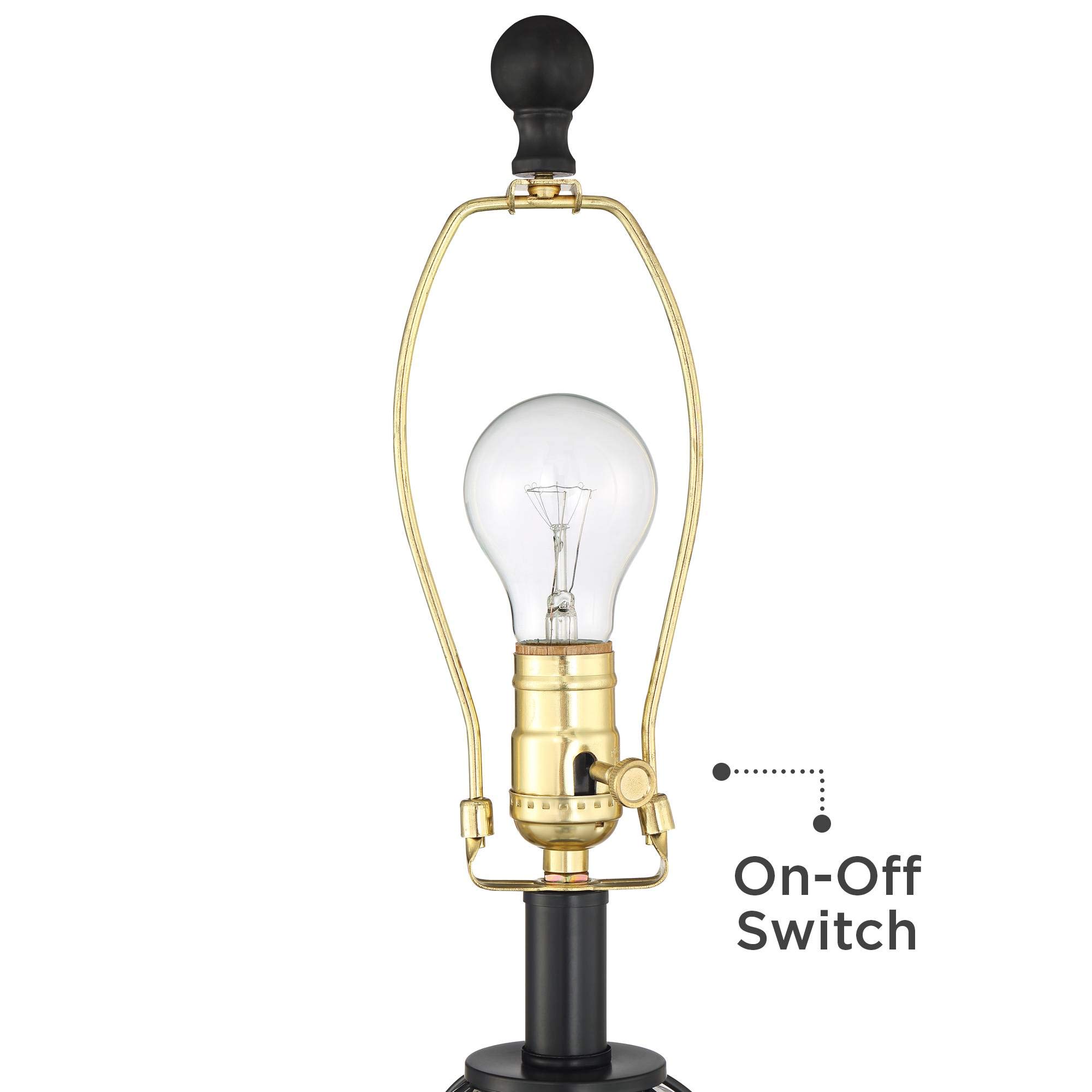 360 Lighting Eric Rustic Table Lamps Set of 2 - 24