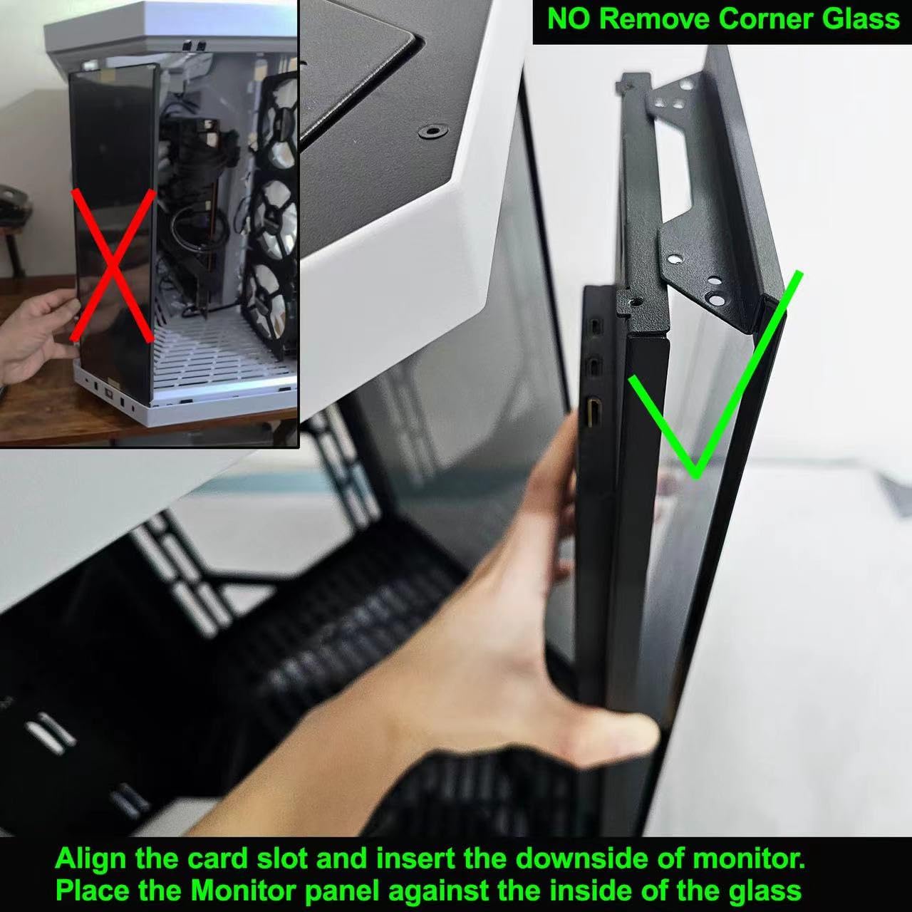 VSDISPLAY 14.5 Inch IPS Touch Screen Monitor 2560x720 Stretched Bar LCD - Secondary Display for HYTY Y70 Computer Case, DIY PC Build, AIDA64 GPU/CPU Data Monitoring - Perfect for Gaming Rigs, Workstations & System Monitoring