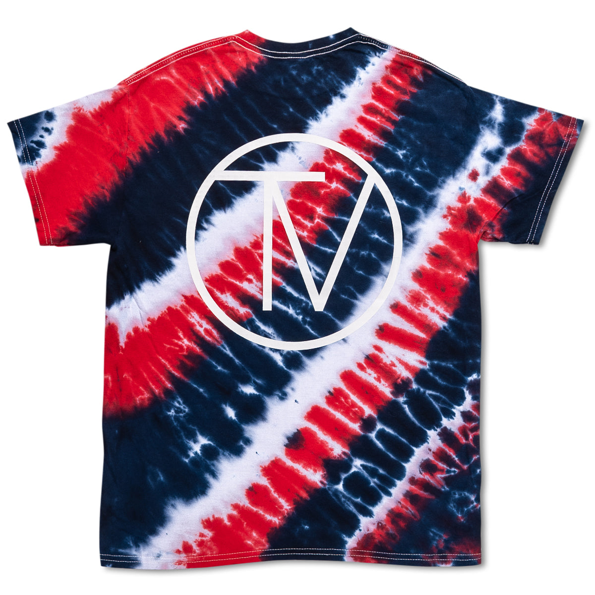 Patriotic Tie Dye T-Shirt for Men & Women - American Flag Graphic Tee - Comfortable Cotton Shirt for 4th of July, Memorial Day & Veterans Day Celebrations