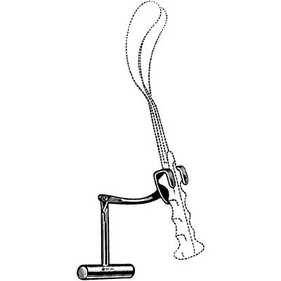 Bill Traction Handle for Standard Obstetrical Forceps - 92 3350 - Essential Medical Tool for Safe and Efficient Childbirth Procedures
