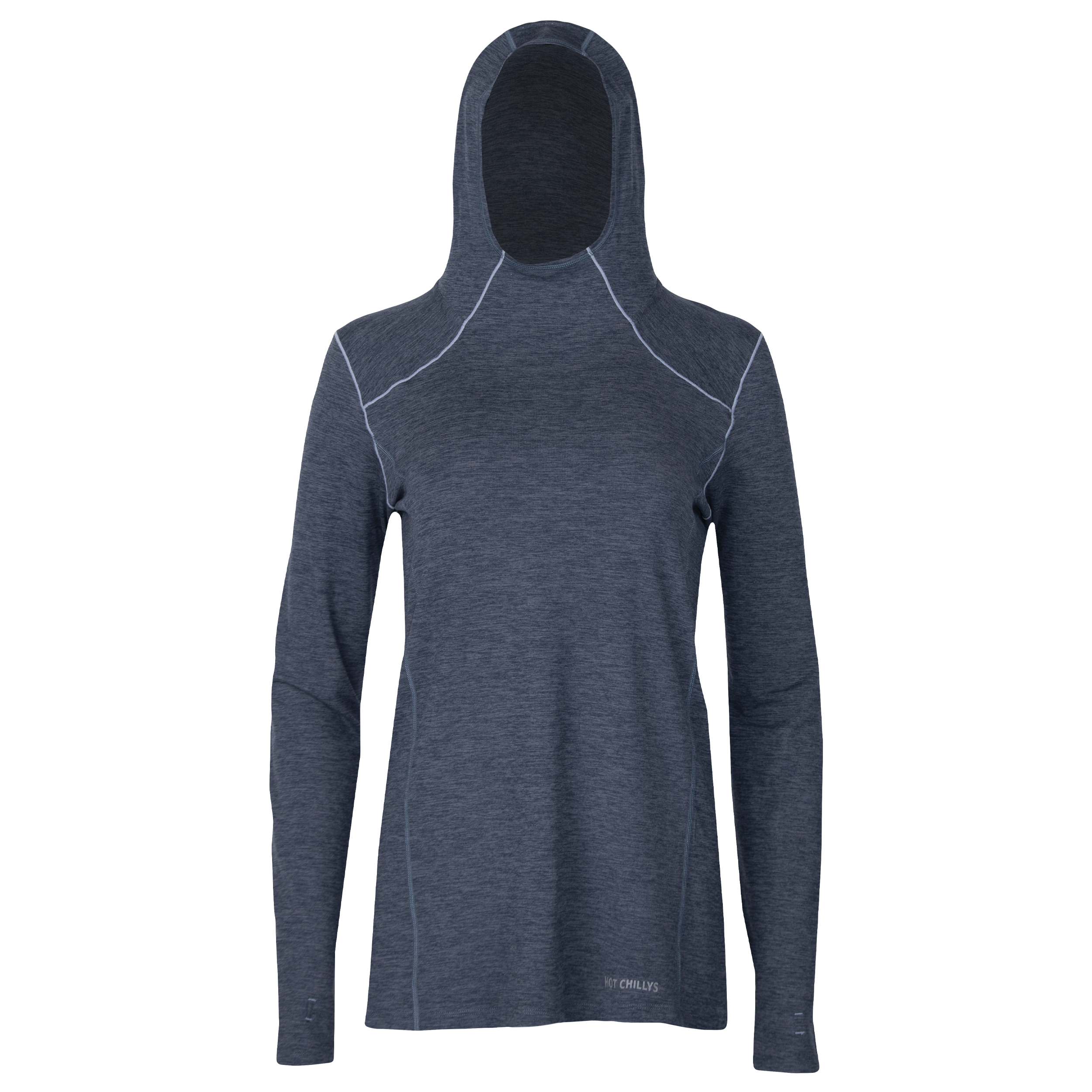 Women's ClimaTek Performance Hoodie - Nightfall Heather | Lightweight Fleece Pullover for Running, Hiking & Outdoor Activities