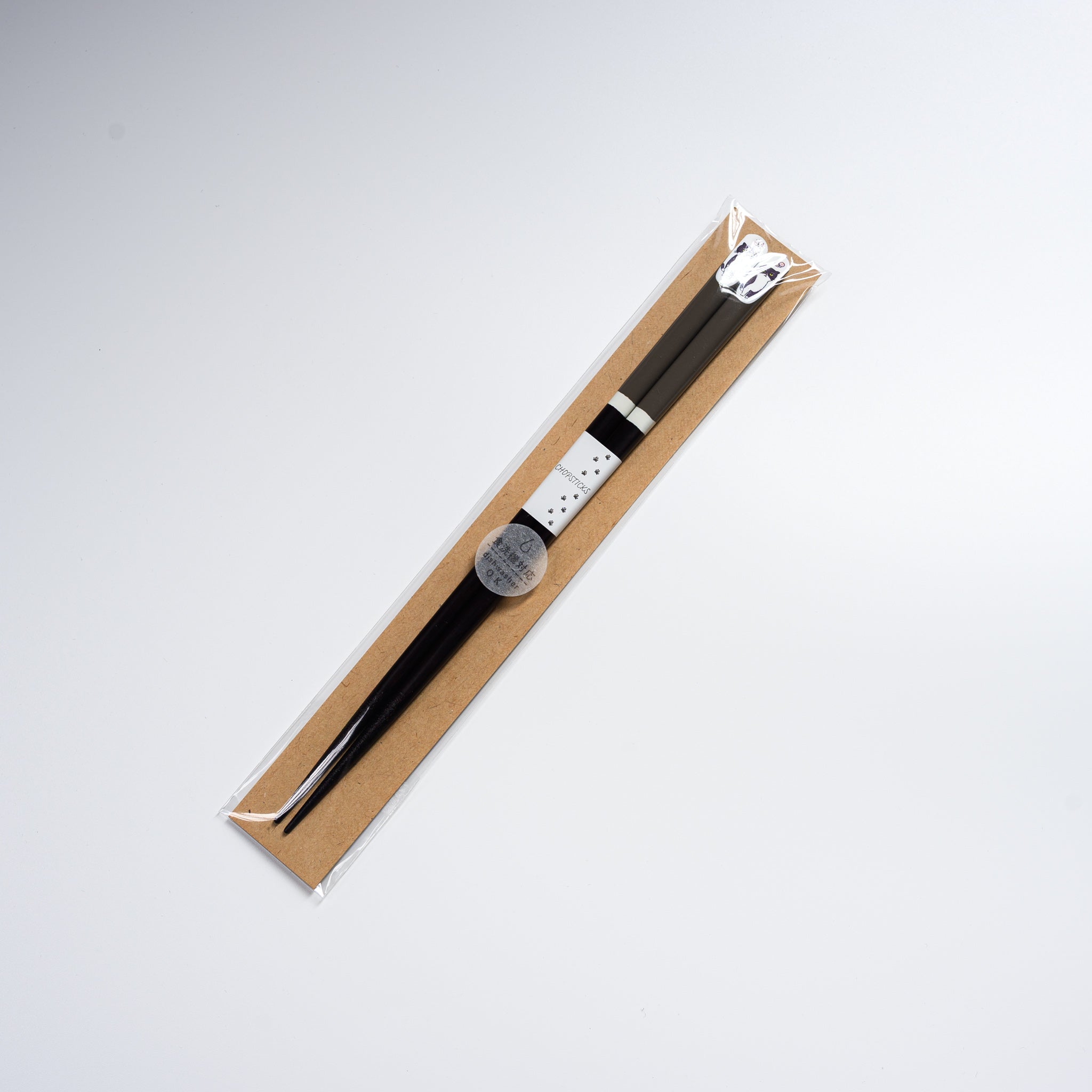 Meow Meow Chopsticks - 4 Cute Cat-Themed Japanese Style Chopsticks for Sushi, Ramen & Asian Cuisine | Perfect Gift for Cat Lovers & Anime Fans