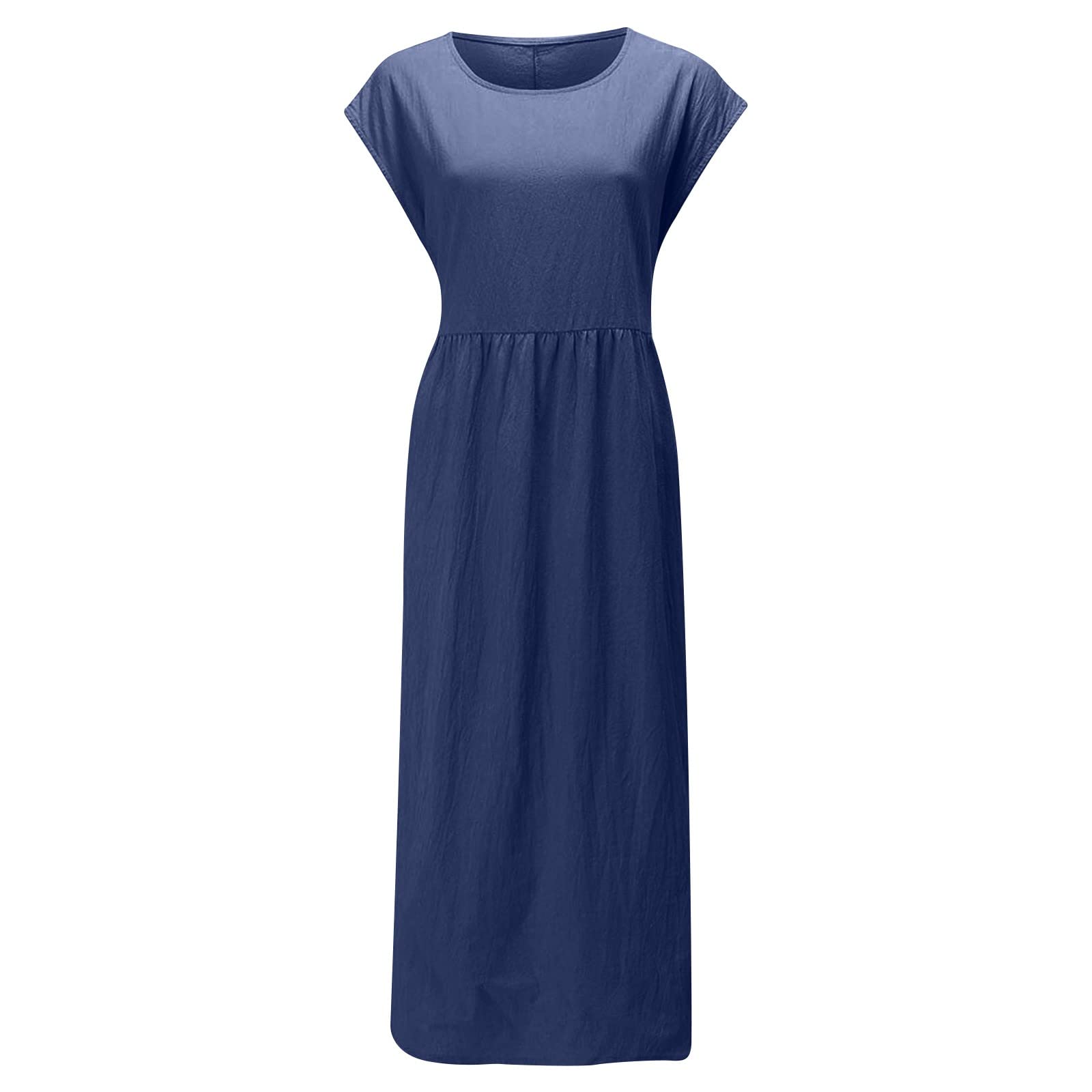 Women's Linen Dresses 2024 - Solid Color Casual & Dressy Short Sleeve Summer Spring Outfits | Perfect for Beach Vacations, Brunch Dates & Office Wear