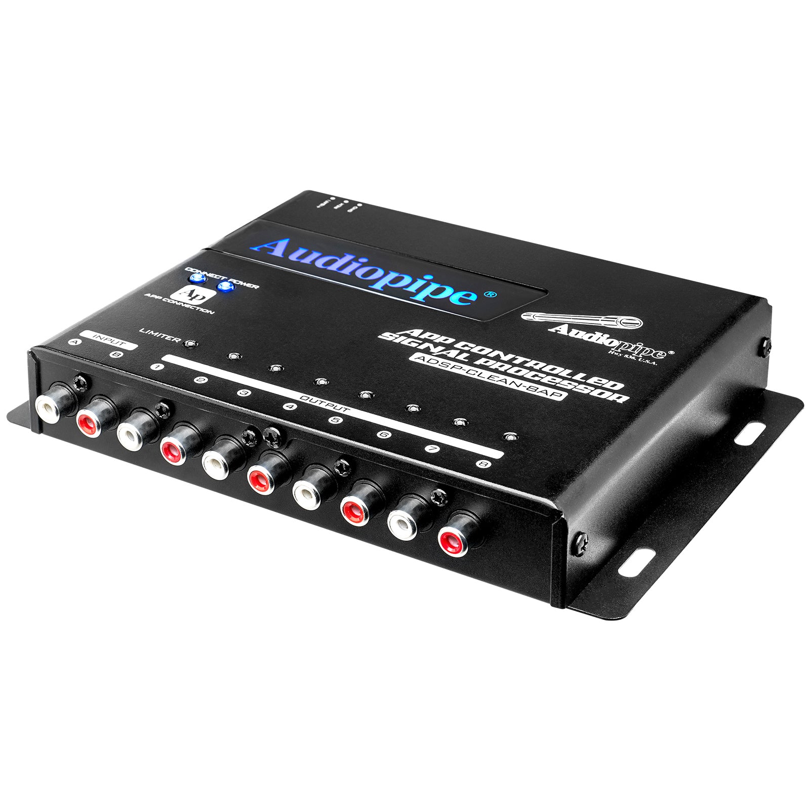 APP Controlled Signal Processor (ADSP CLEAN 8AP) - Professional Audio DSP for Home Studio & Live Performances