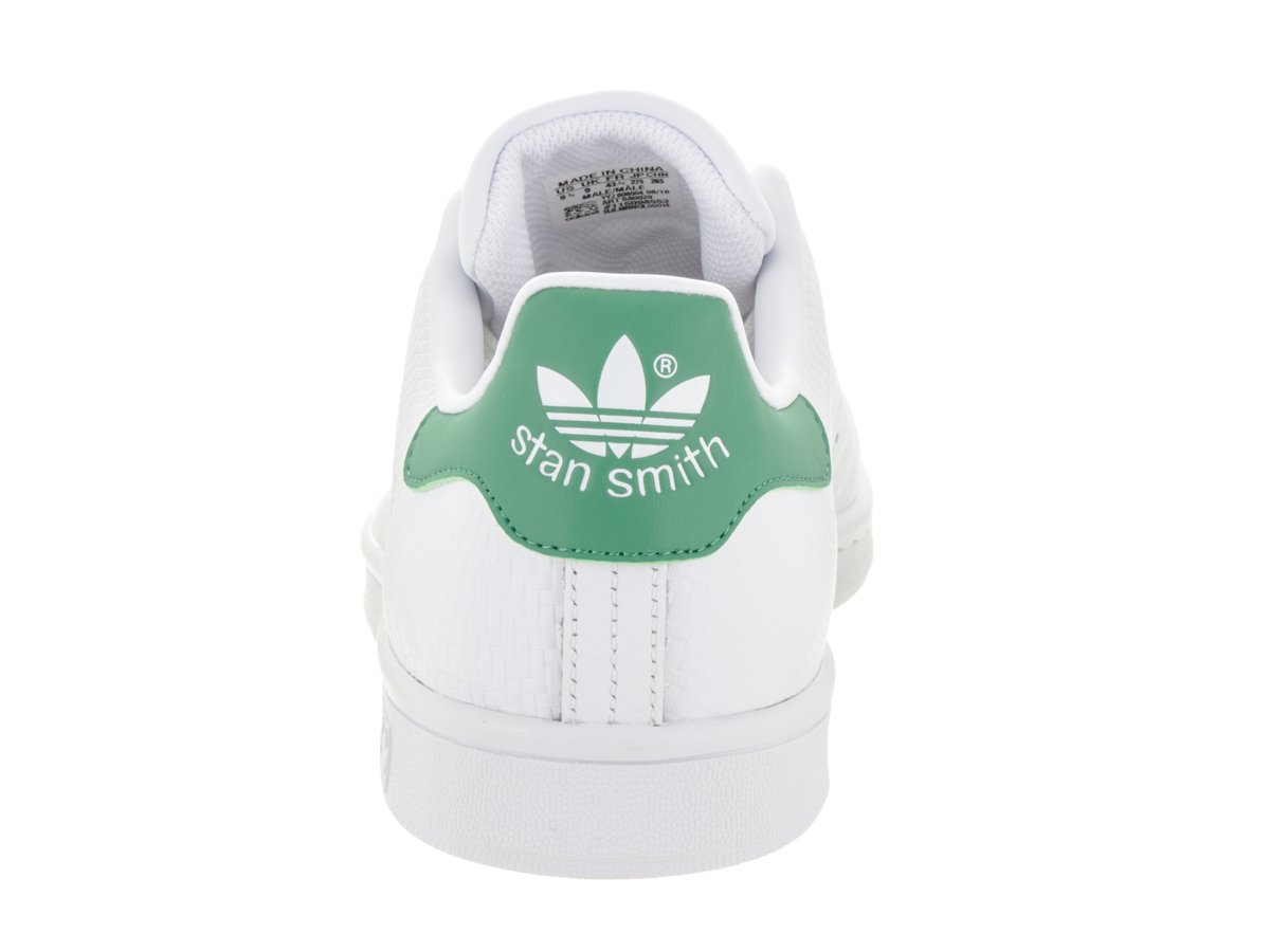 adidas Stan Smith Men's Sneakers White/Green - Size 8.5 | Classic Comfortable Tennis Shoes for Casual Wear, Gym & Street Style Fashion