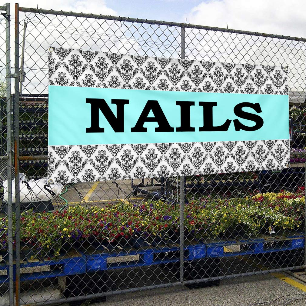 Custom Vinyl Banners 60x144 Inches - Weatherproof Outdoor Business Signs with 10 Grommets for Advertising, Yard Sales & Events (Multiple Sizes Available) - Perfect for Storefronts, Trade Shows & Construction Sites