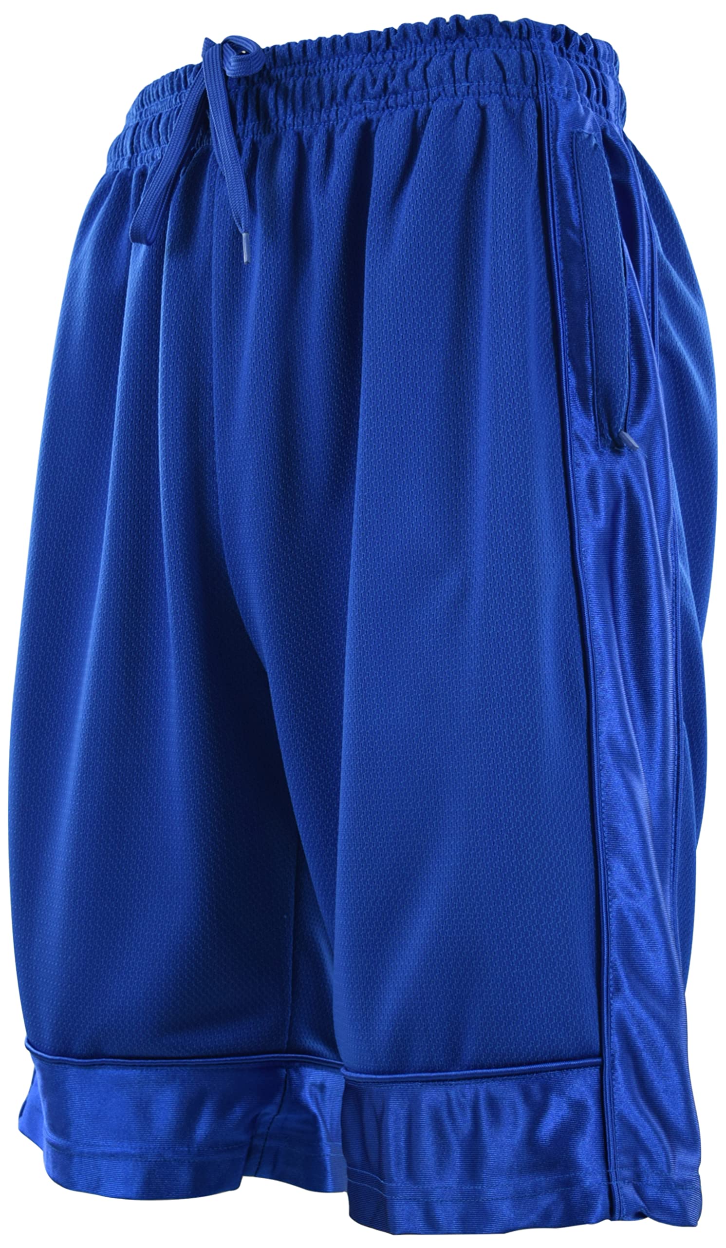 Men's Solid Color Basketball Training Shorts with Pockets & Drawstring - Breathable Workout Shorts for Gym, Running, Sports & Casual Wear