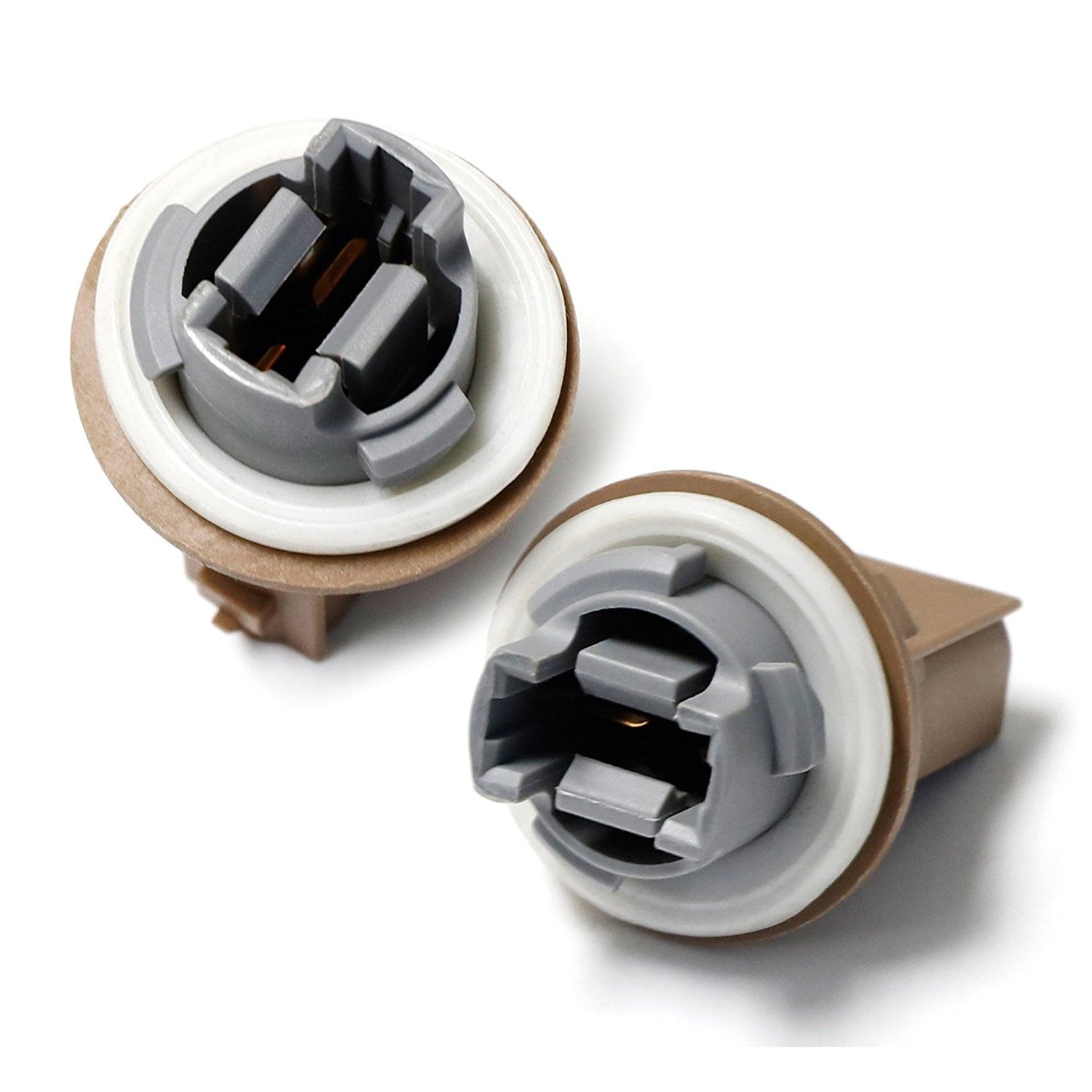 2 OE Spec Bulb Sockets for Ford Headlamp Parking, Turn Signal & Brake Tail Lights - Replacement Parts for Ford F150, F250, Mustang | Perfect for DIY Auto Repair & Headlight Maintenance