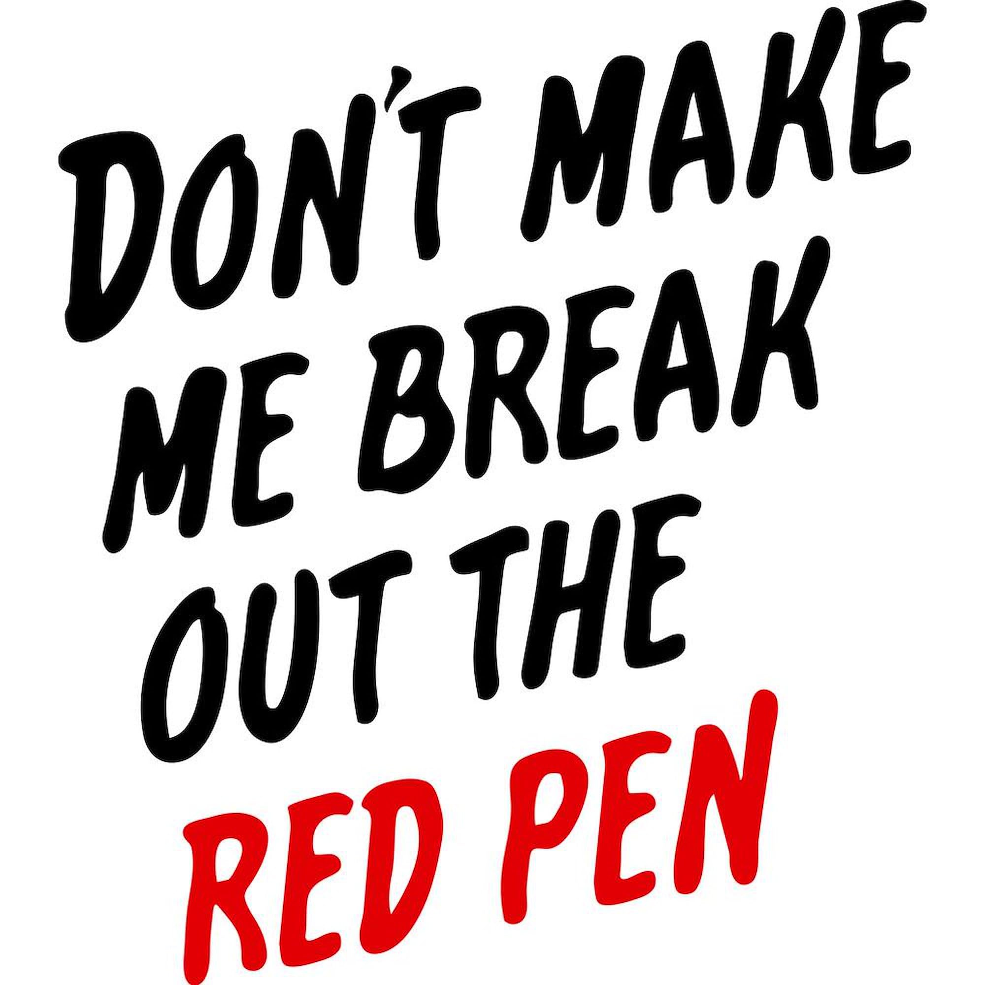 CafePress Red Pen Ceramic Coffee Mug - 11 oz (325 ml) for Office, Home & Gifts | Perfect for Writers, Teachers & Coffee Lovers