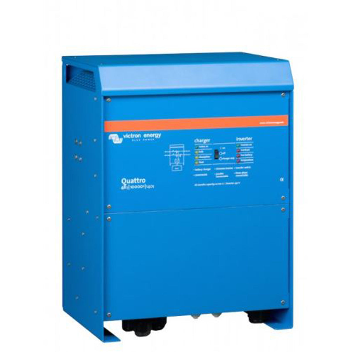 Victron Energy Quattro 48V 10000W 140A Inverter Charger with VE.Bus - Dual AC Input 230V for Solar Power Systems, Off-Grid Living & Marine Applications