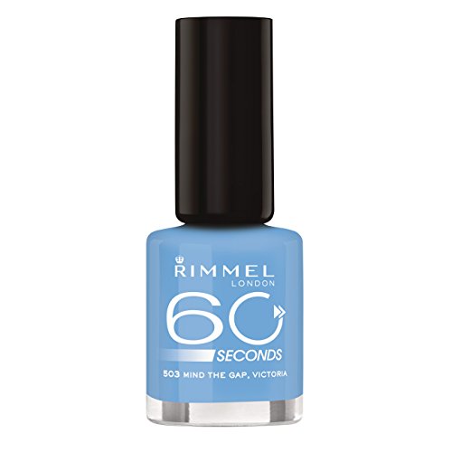 Rimmel 60 Seconds Fast Dry Nail Polish - Shade 503 Mind The Gap, Victoria - 0.27 Fl Oz - Quick Drying, Long Lasting Nail Color for Everyday Wear & Special Occasions