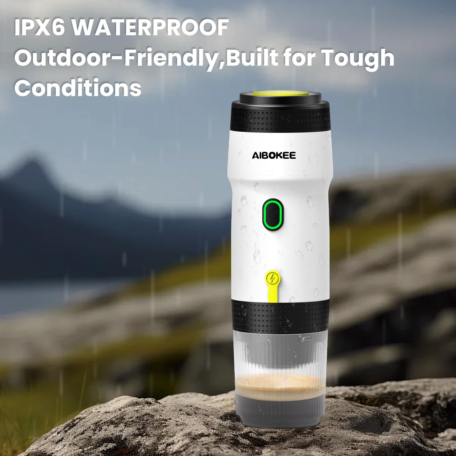 Portable Electric Espresso Maker - USB Rechargeable Travel Coffee Machine for Camping, Car & Office - 3-in-1 Coffee Maker Works with 8g Ground Coffee, Nespresso & Small Pods - Perfect for RV Trips, Hiking Adventures & Home Use