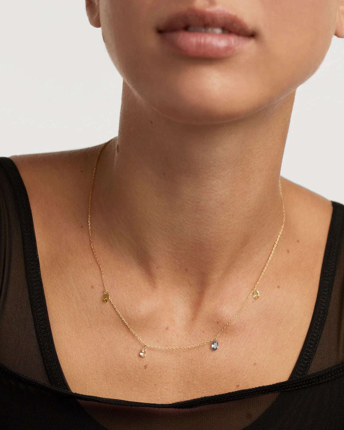 18K Yellow Gold Vermeil Bloom Necklace for Women - Elegant Floral Pendant Jewelry for Everyday Wear & Special Occasions