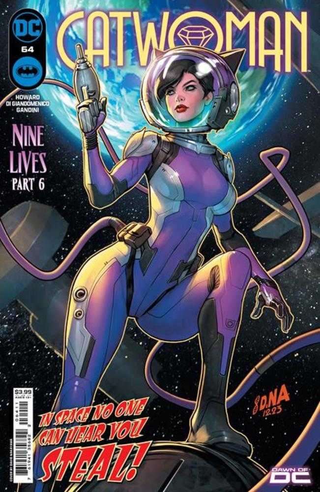 Catwoman #64 Cover A by David Nakayama - DC Comics Graphic Novel for Collectors & Fans - Perfect for Superhero Displays & Comic Book Collections