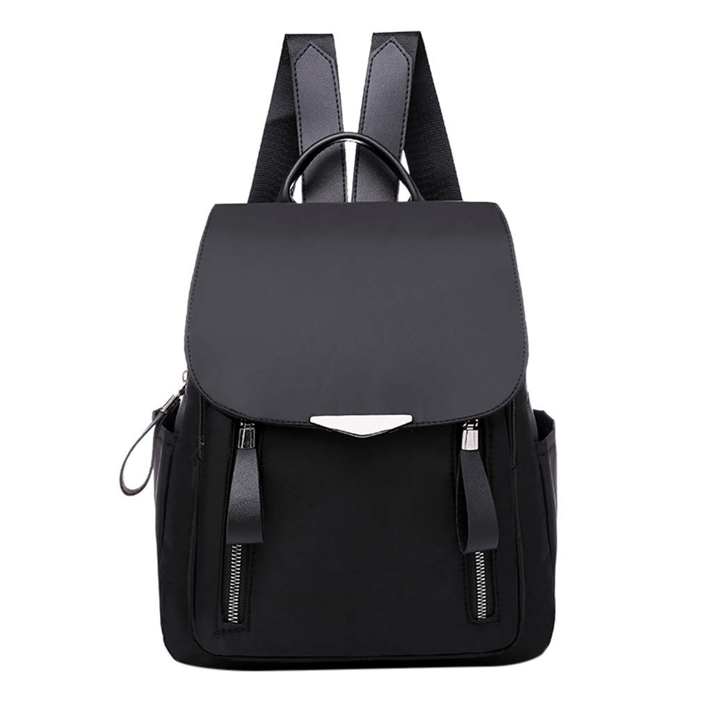 Women's Rose Zipper Backpack - Fashion Travel Purse for Outdoor