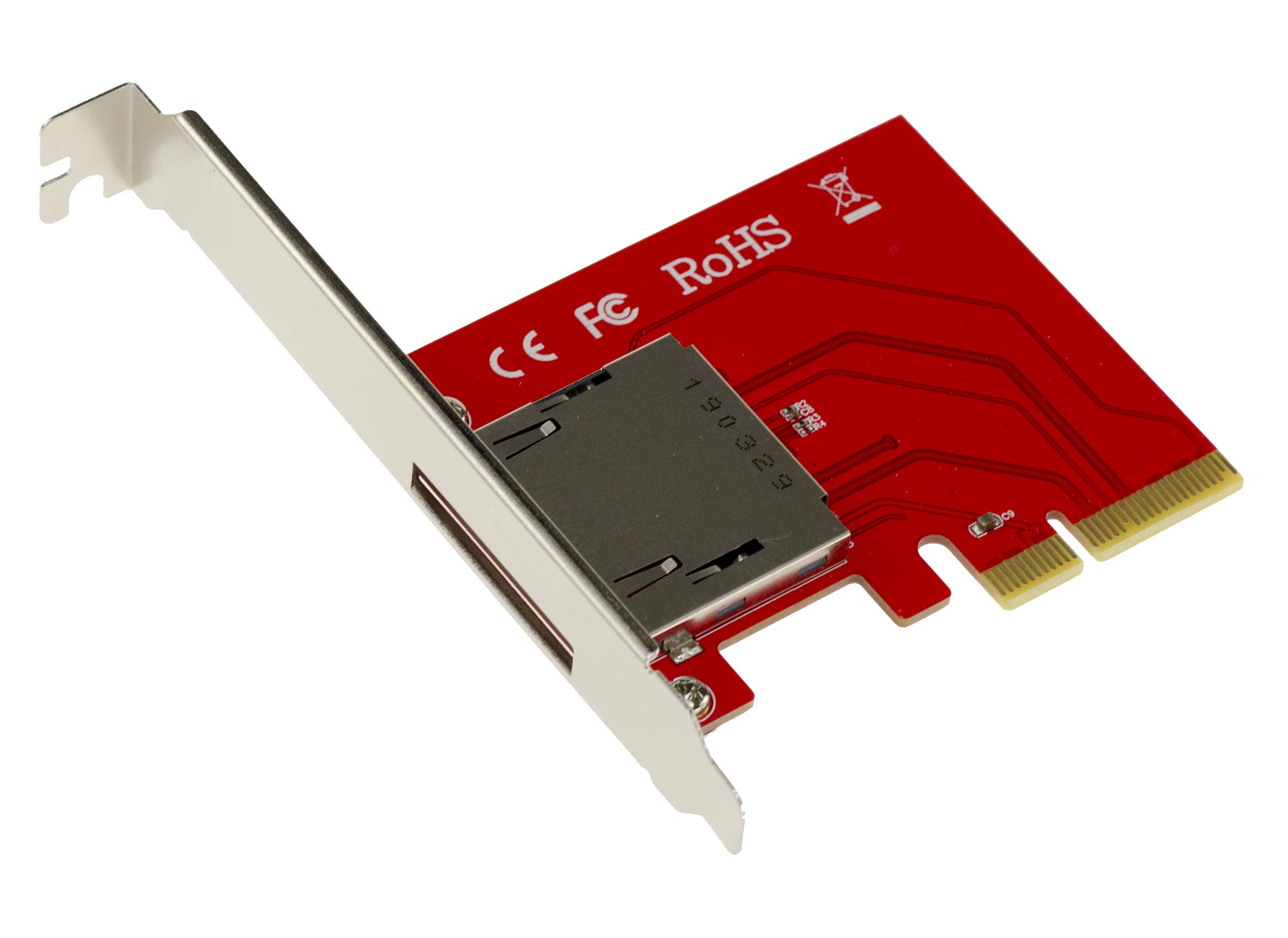 KALEA-INFORMATIQUE PCIe x4 Controller Card for XQD 2.0 Memory Cards - High-Speed Data Transfer for Professional Photography & Video Editing