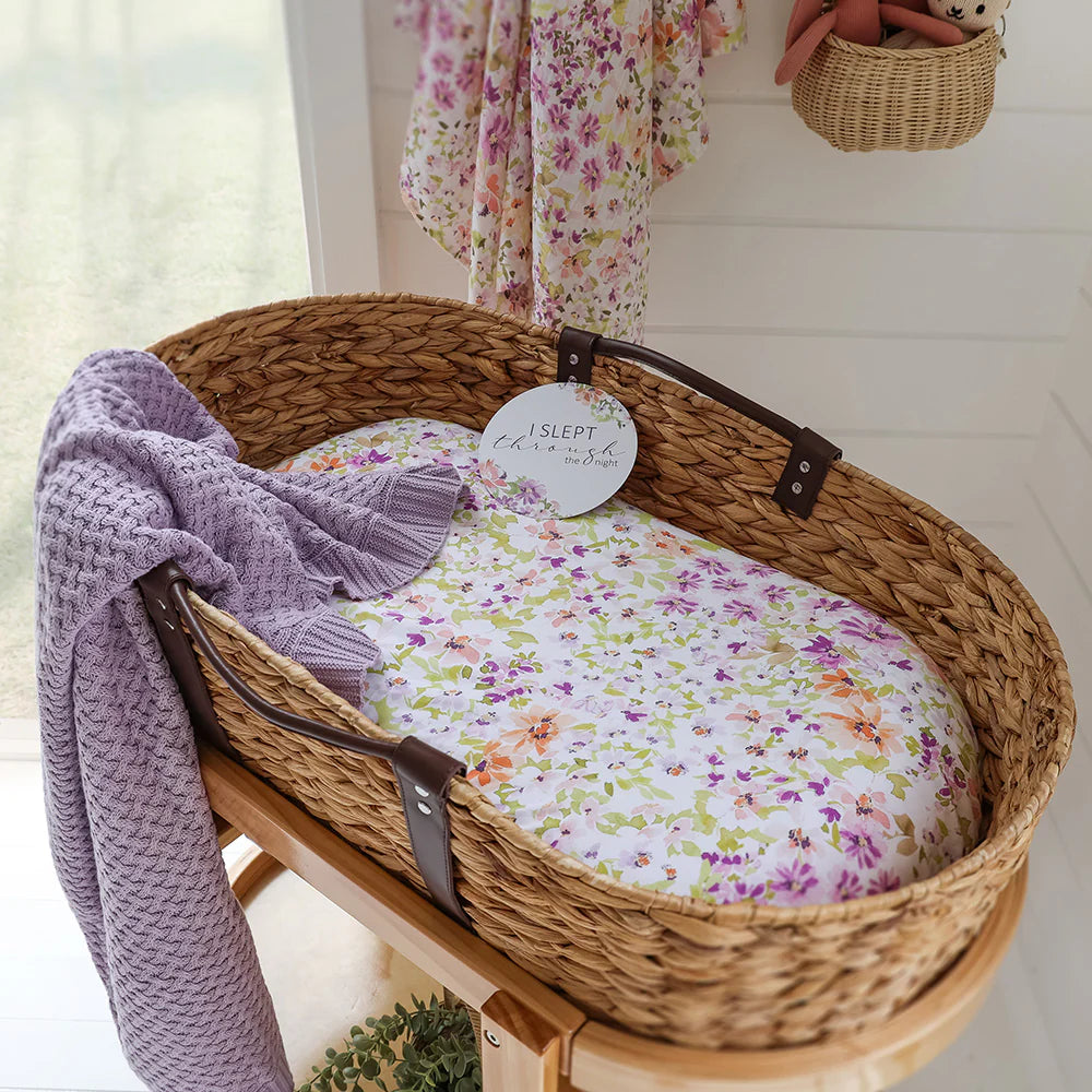 Snuggle Hunny Bassinet Sheet & Change Pad Cover - Soft, Breathable & Waterproof - Perfect for Newborns & Infants - Ideal for Nursery, Travel & Daycare Use