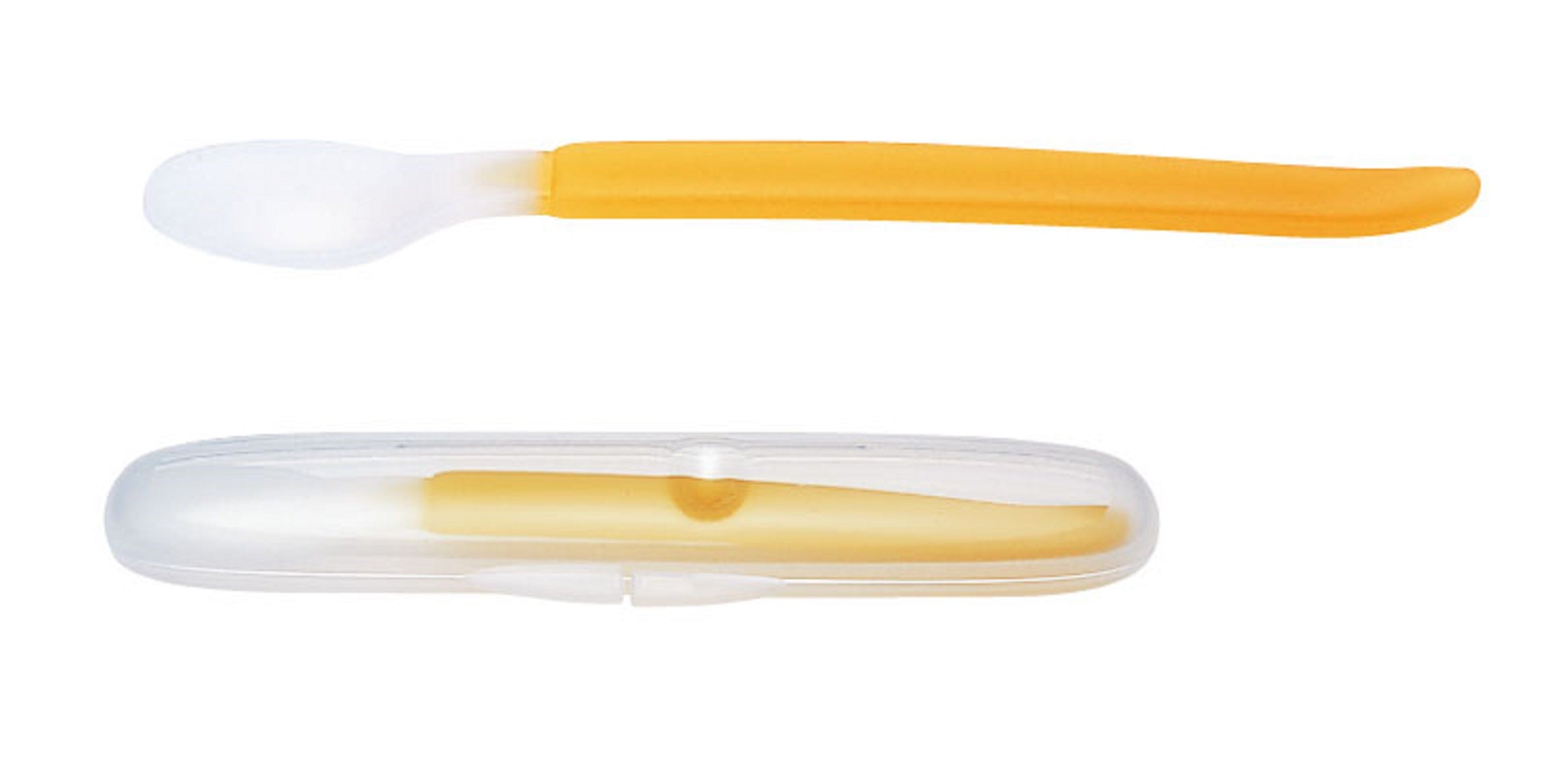 Combi Feeding Spoon with Case - BPA-Free Baby Spoon for Travel & On-the-Go - Perfect for Infants, Toddlers, and Baby-Led Weaning - Ideal for Daycare, Picnics, and Family Outings