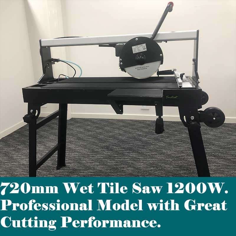 Forestwest 720MM Wet Tile Saw 1200W Electric Tile Cutter BM688 - Professional Ceramic & Porcelain Cutting Tool for DIY Home Renovation, Bathroom & Kitchen Tile Installation Projects