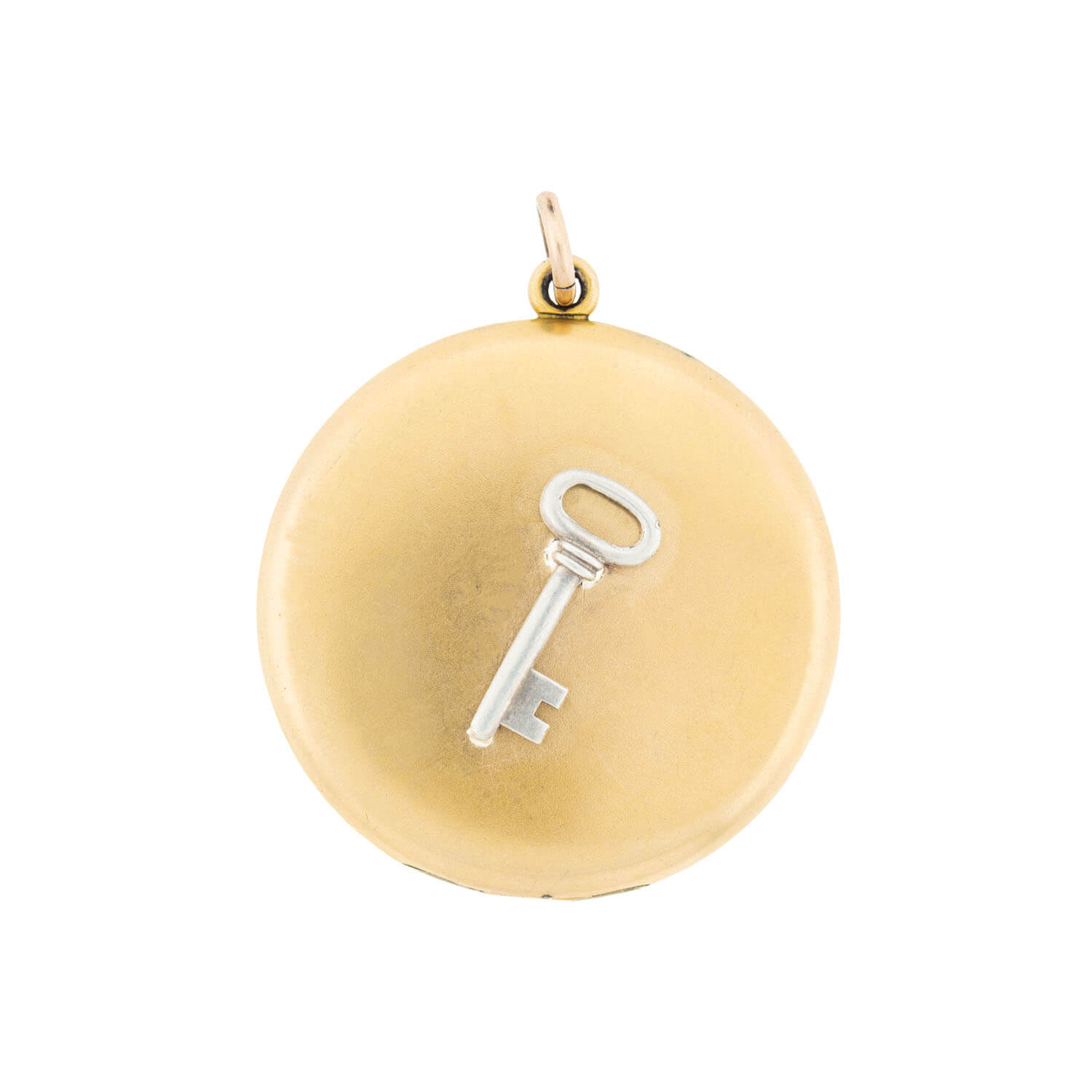 Antique Victorian Gold Filled Skeleton Key Locket Necklace - Vintage Style Jewelry for Women - Perfect for Steampunk Costumes, Gothic Fashion & Unique Gift Giving