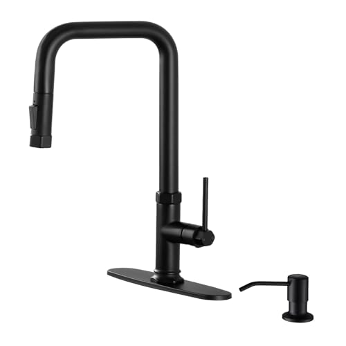 Matte Black (Faucet+Soap Dispenser)