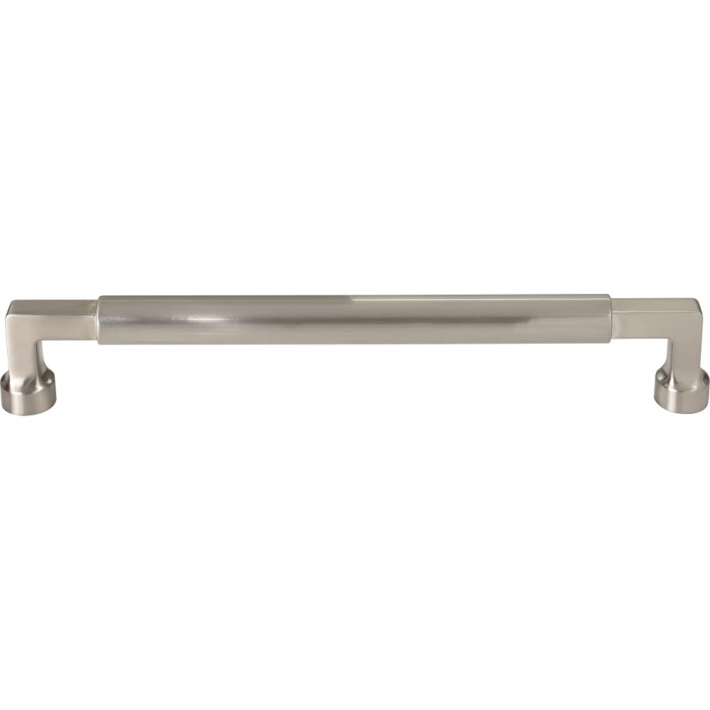 Top Knobs Cumberland 18 Inch Appliance Pull Cabinet Handle - Brushed Satin Nickel Finish - Heavy Duty Kitchen Drawer Pull for Refrigerator, Dishwasher & Oven