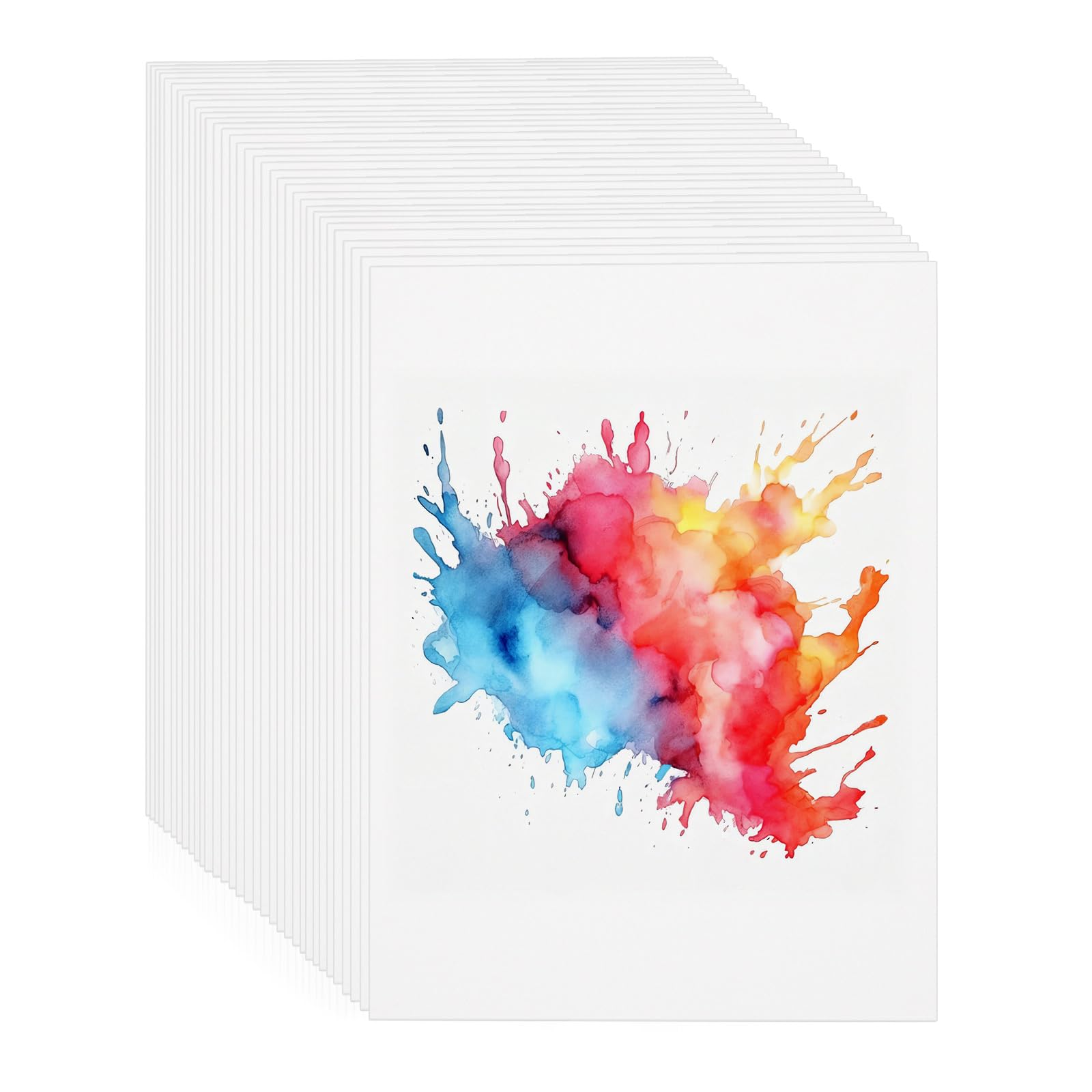 30 Sheets 5x7 Inch Watercolor Paper - 140 lb/300 GSM Cold Press Cotton Paper for Kids, Students & Artists - Perfect for Sketching, Painting & DIY Art Projects