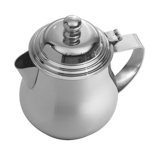 Arcata 922346 Stainless Steel Teapot with Mirror Finish - 17 oz Capacity for Tea Brewing, Coffee Making & Kitchen Decor - Perfect for Home, Office & Gifting