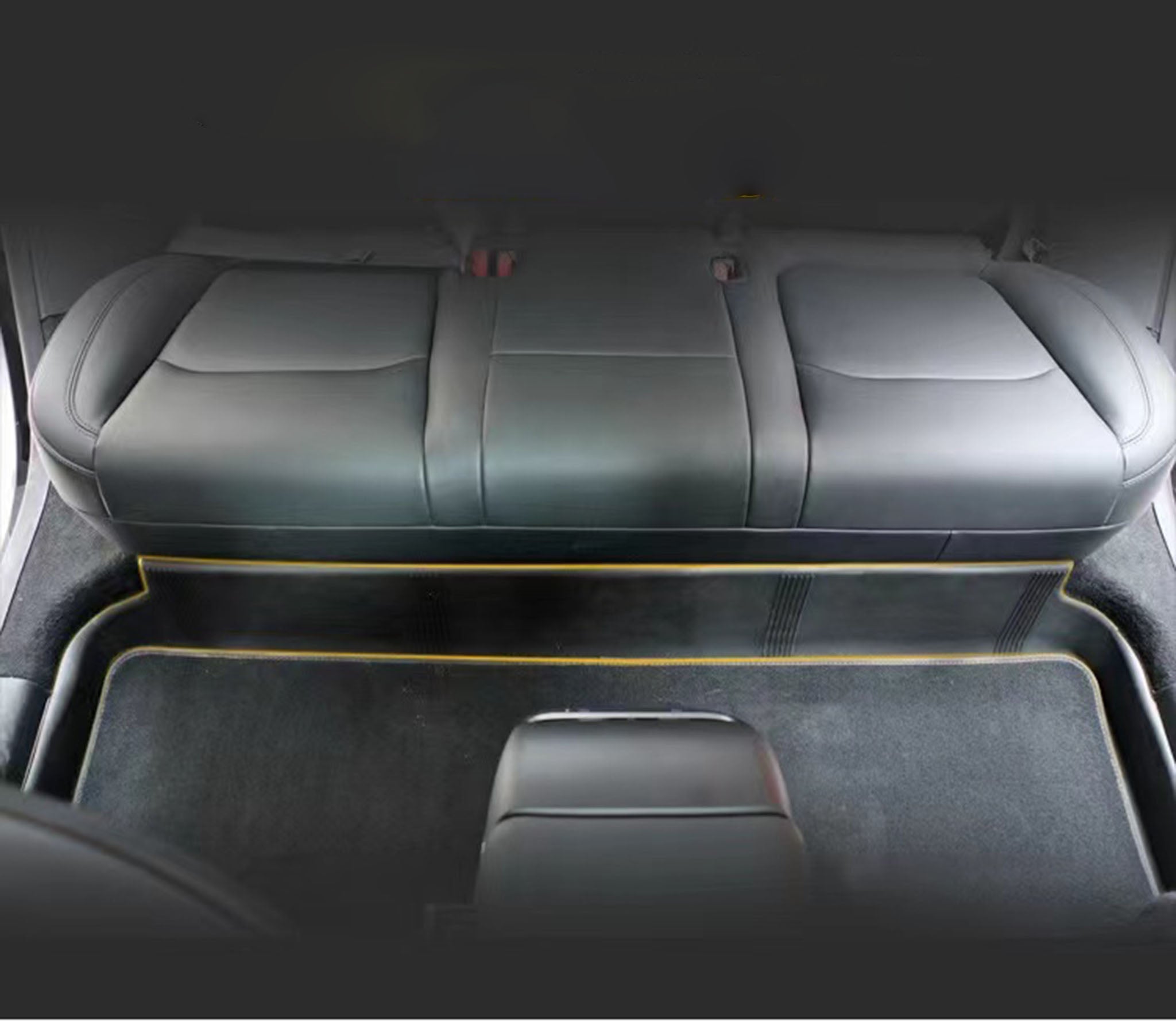 Tesla Model Y & Model 3 Rear Seat Protector - Heavy Duty Car Seat Cover for Pets, Kids & Cargo Protection - Perfect for Road Trips, Camping & Daily Commute