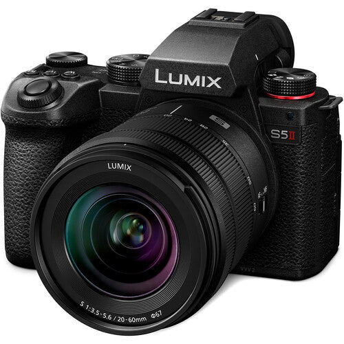Panasonic LUMIX S5II Full Frame Mirrorless Camera with 24.2MP Sensor & 5-Axis Stabilization - Perfect for Vlogging, Travel Photography & Professional Videography