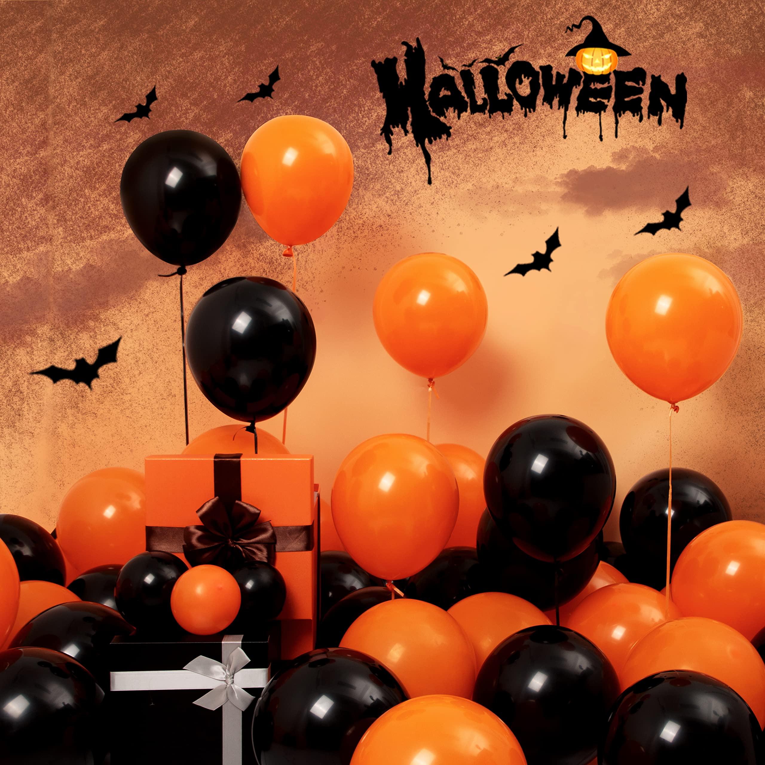 100Pcs Burnt Orange Balloons - 5/10/12/18 Inch Halloween, Thanksgiving & Fall Party Decorations | Baby Shower, Autumn Wedding & Seasonal Celebration Decor