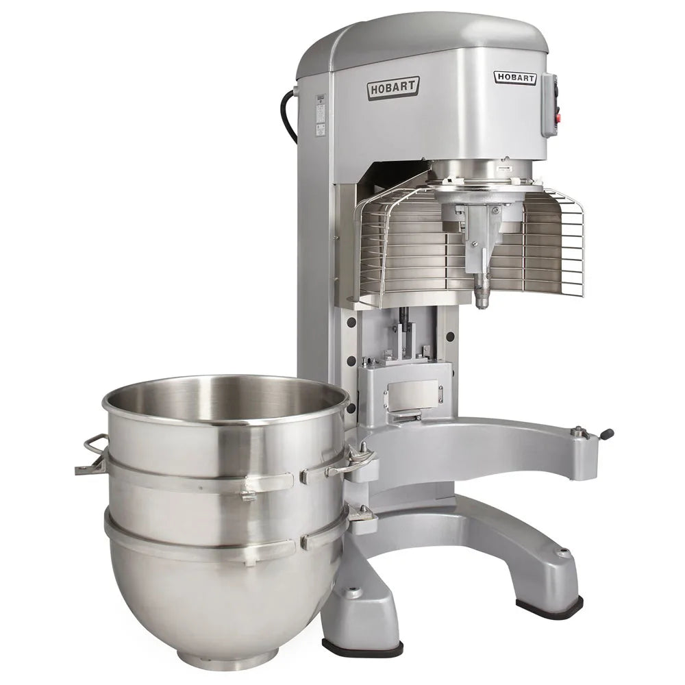 Hobart Legacy 40 Qt Planetary Floor Mixer - 3 Speed, 1.5 HP Commercial Dough Mixer for Bakeries, Restaurants & Pizza Shops | Heavy Duty Dough Kneading & Mixing