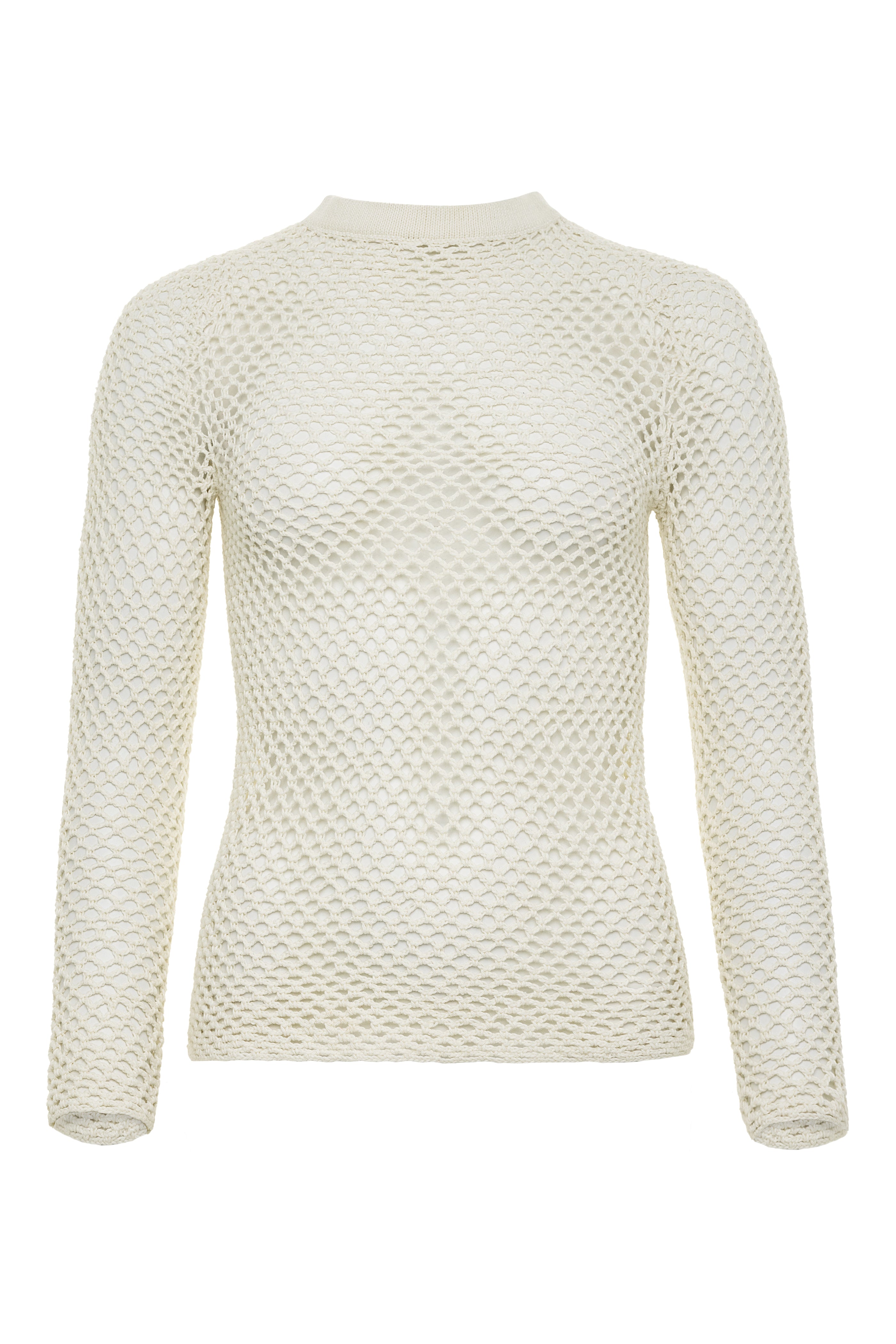 Elegant Long Sleeve Crochet Top for Women - Boho Chic Lace Blouse - Perfect for Date Nights & Summer Festivals